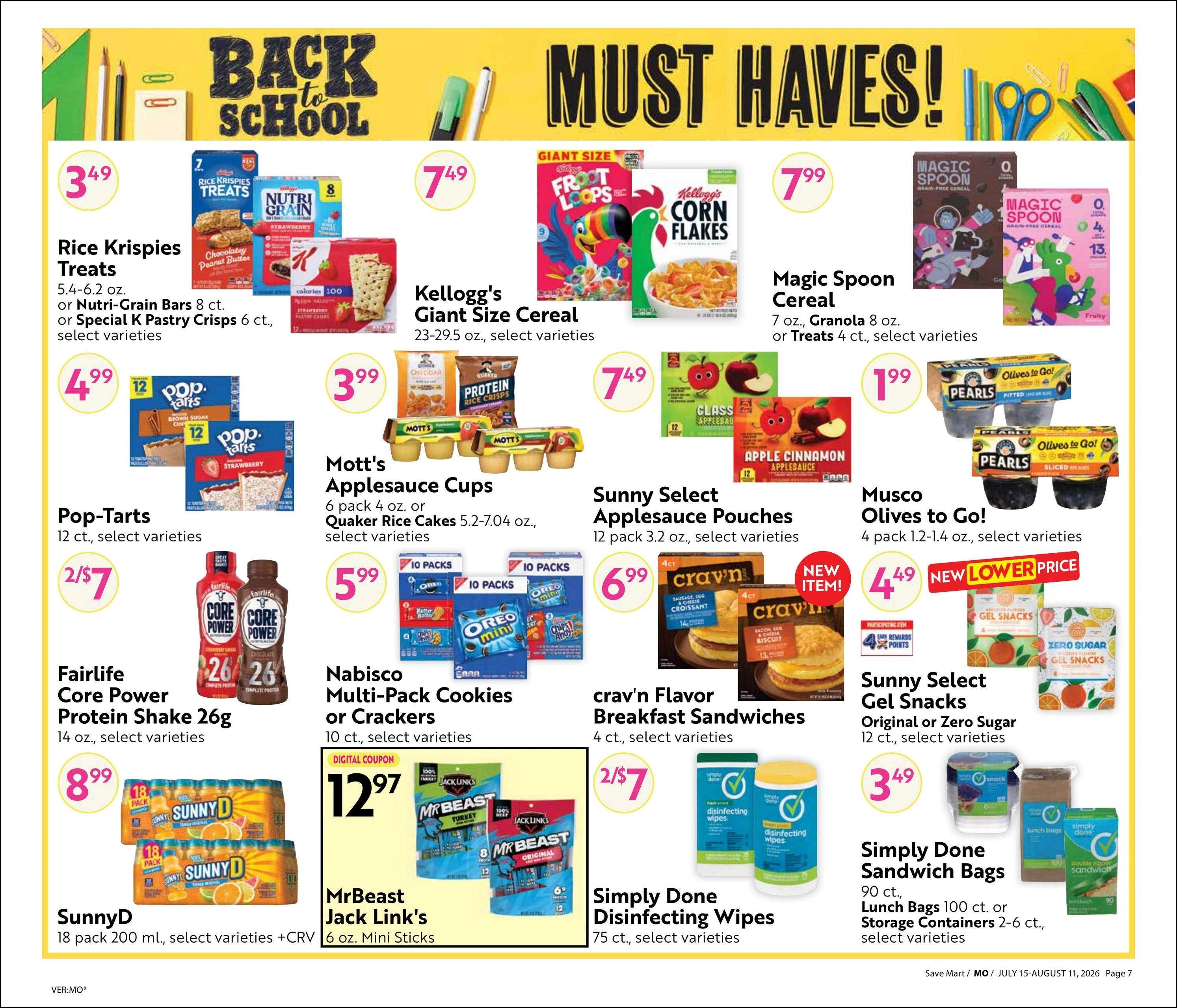 Save Mart flyer page 7