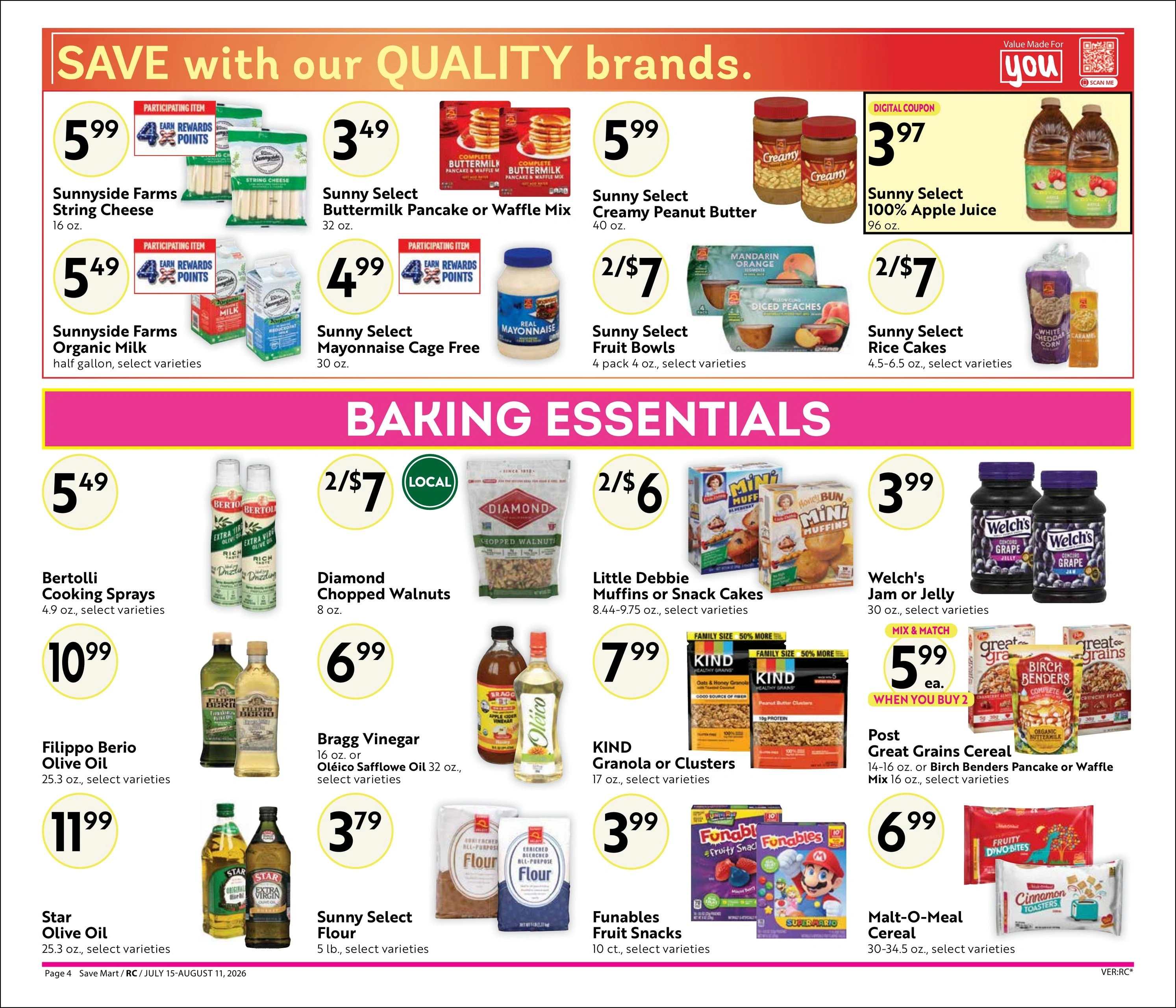 Save Mart flyer page 4