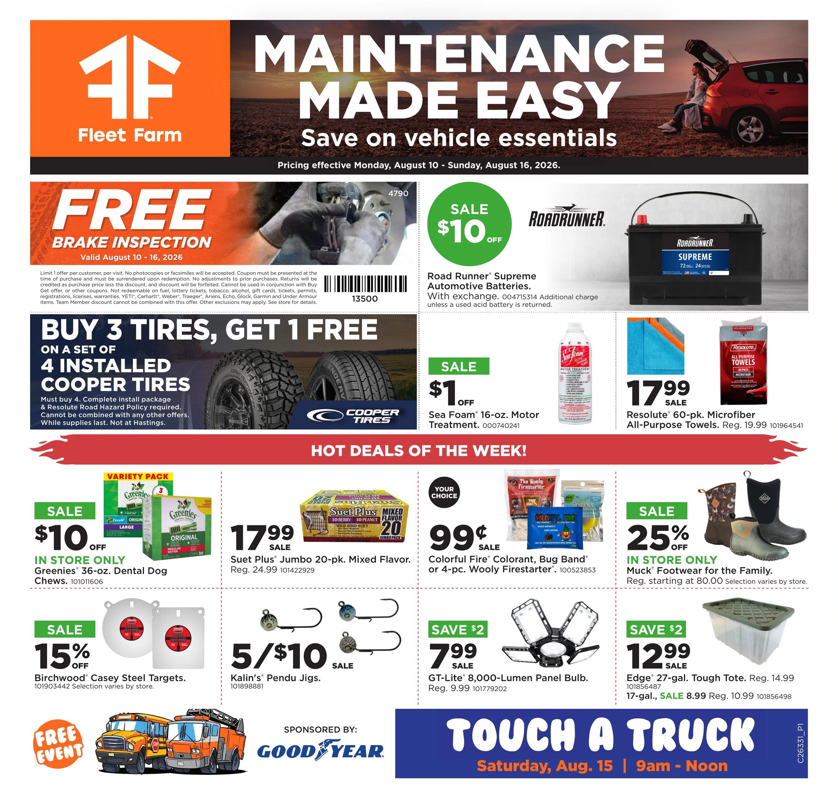 Fleet Farm flyer page 1