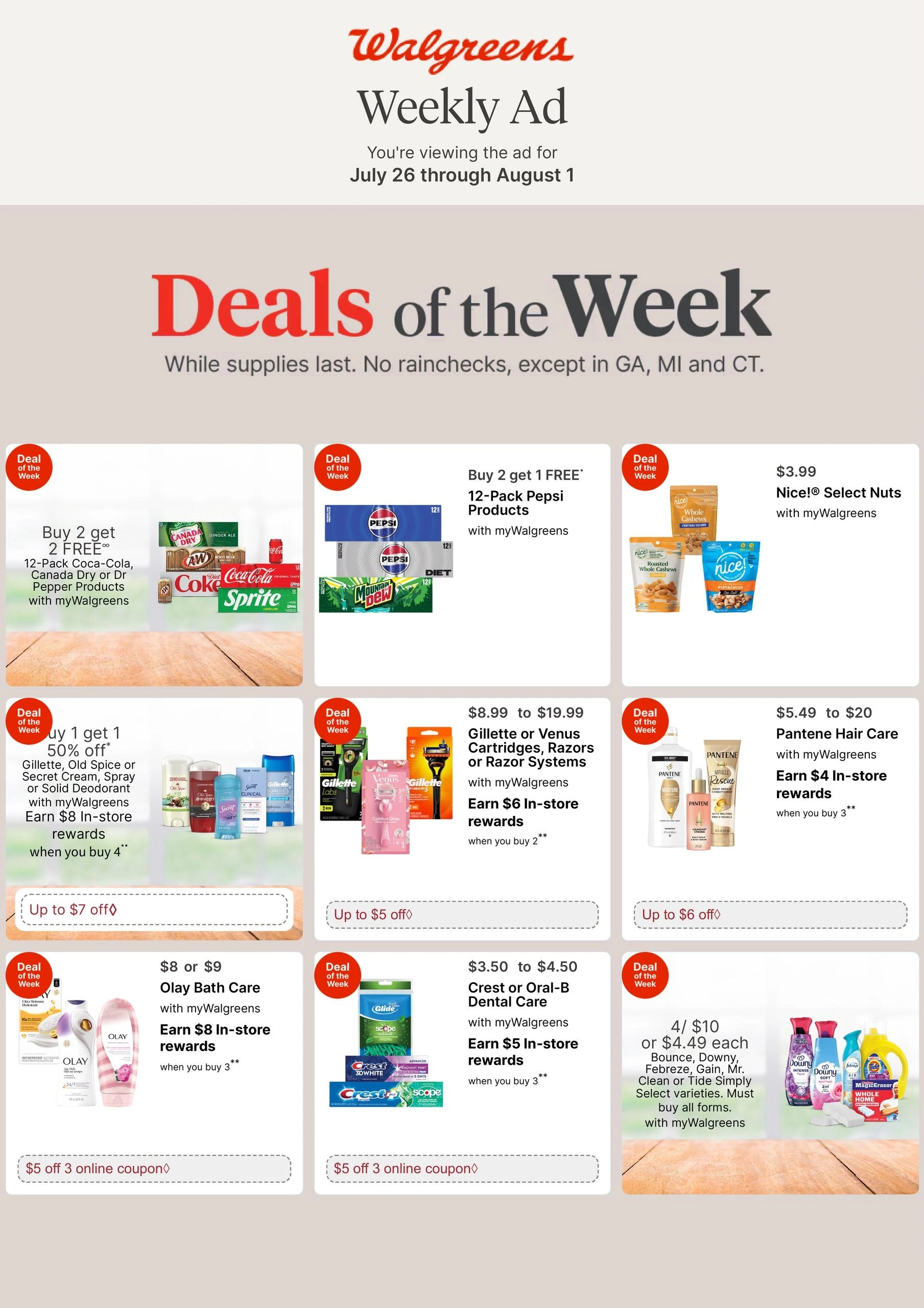Walgreens flyer page 1