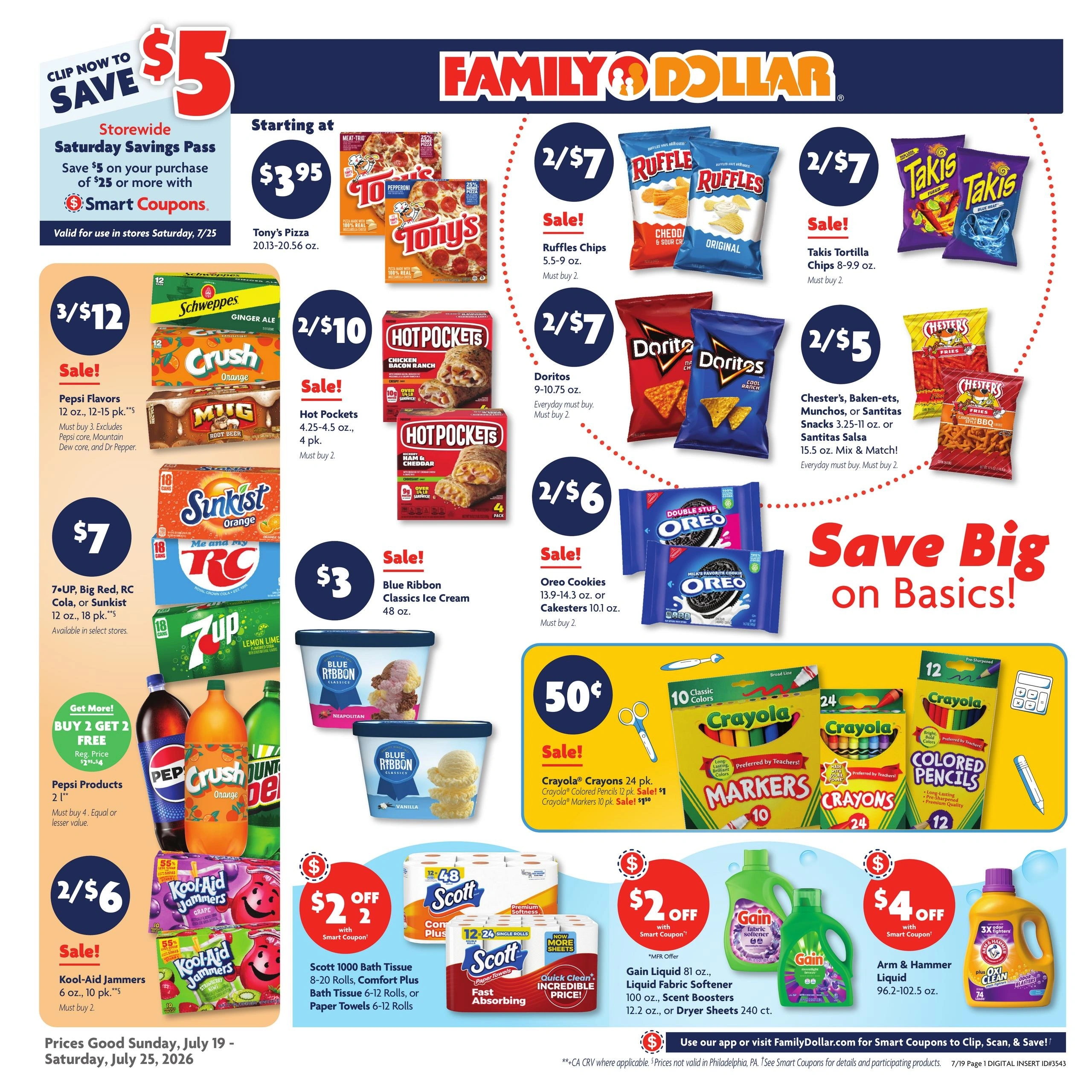 Family Dollar flyer page 1