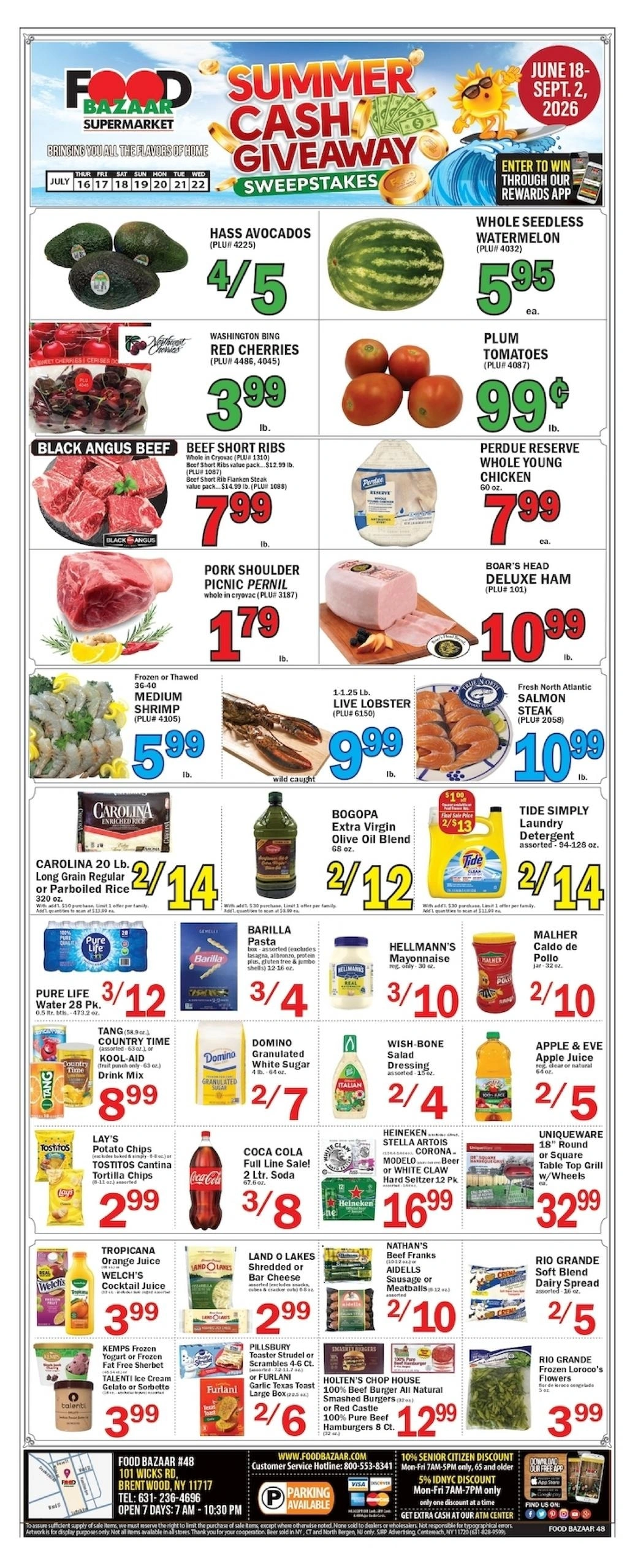 Food Bazaar Supermarket flyer page 1