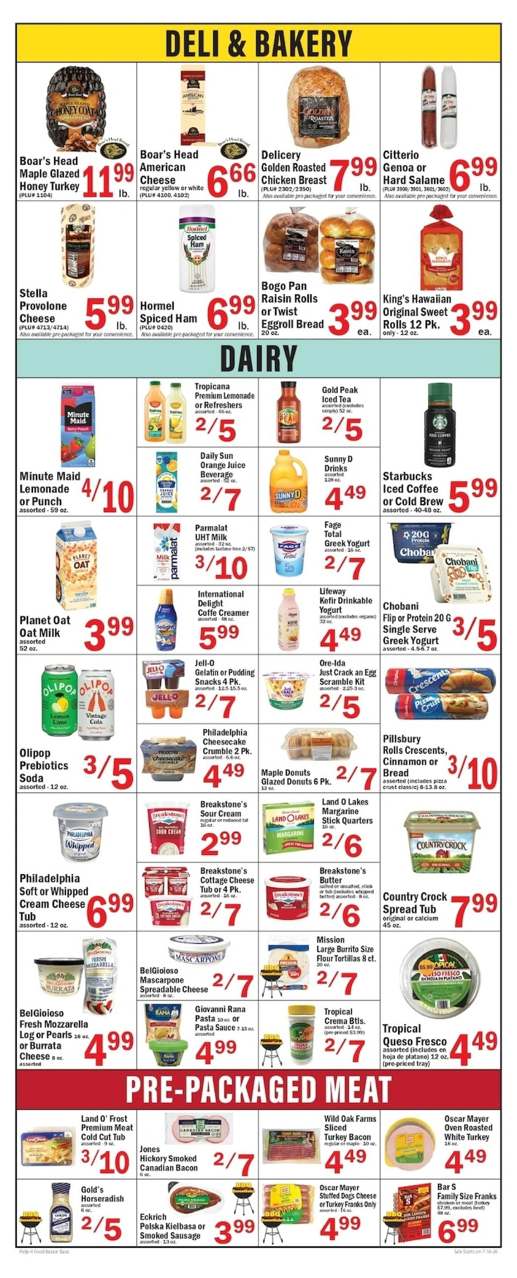 Food Bazaar Supermarket flyer page 4