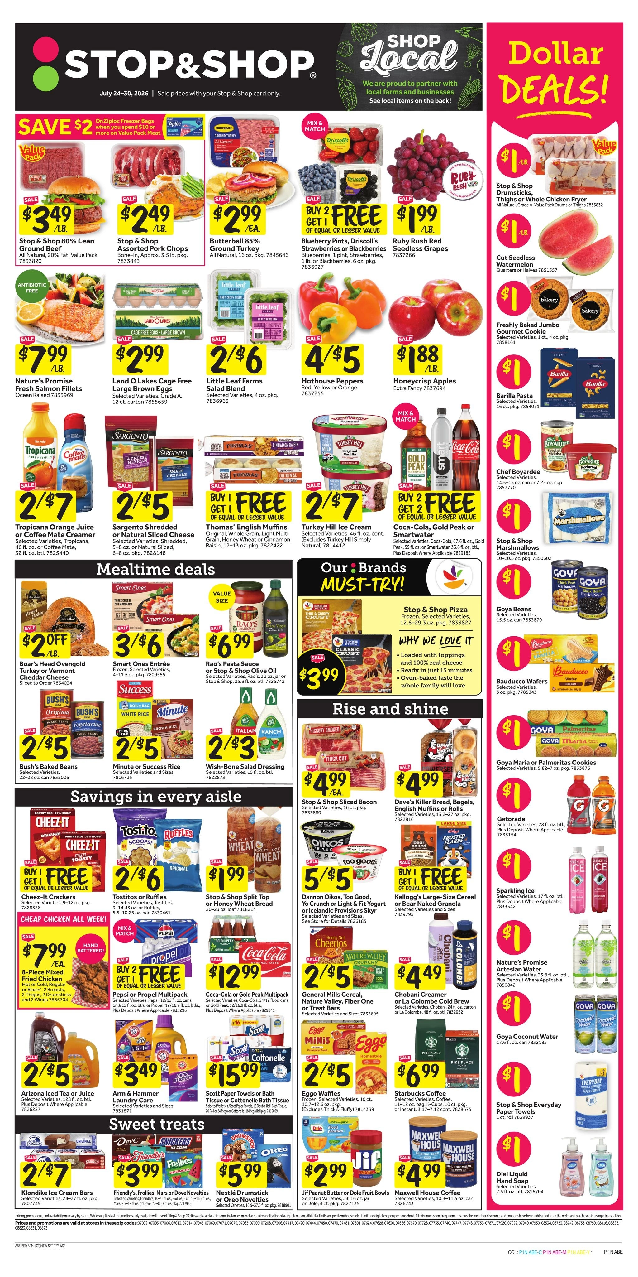Stop & Shop flyer page 1