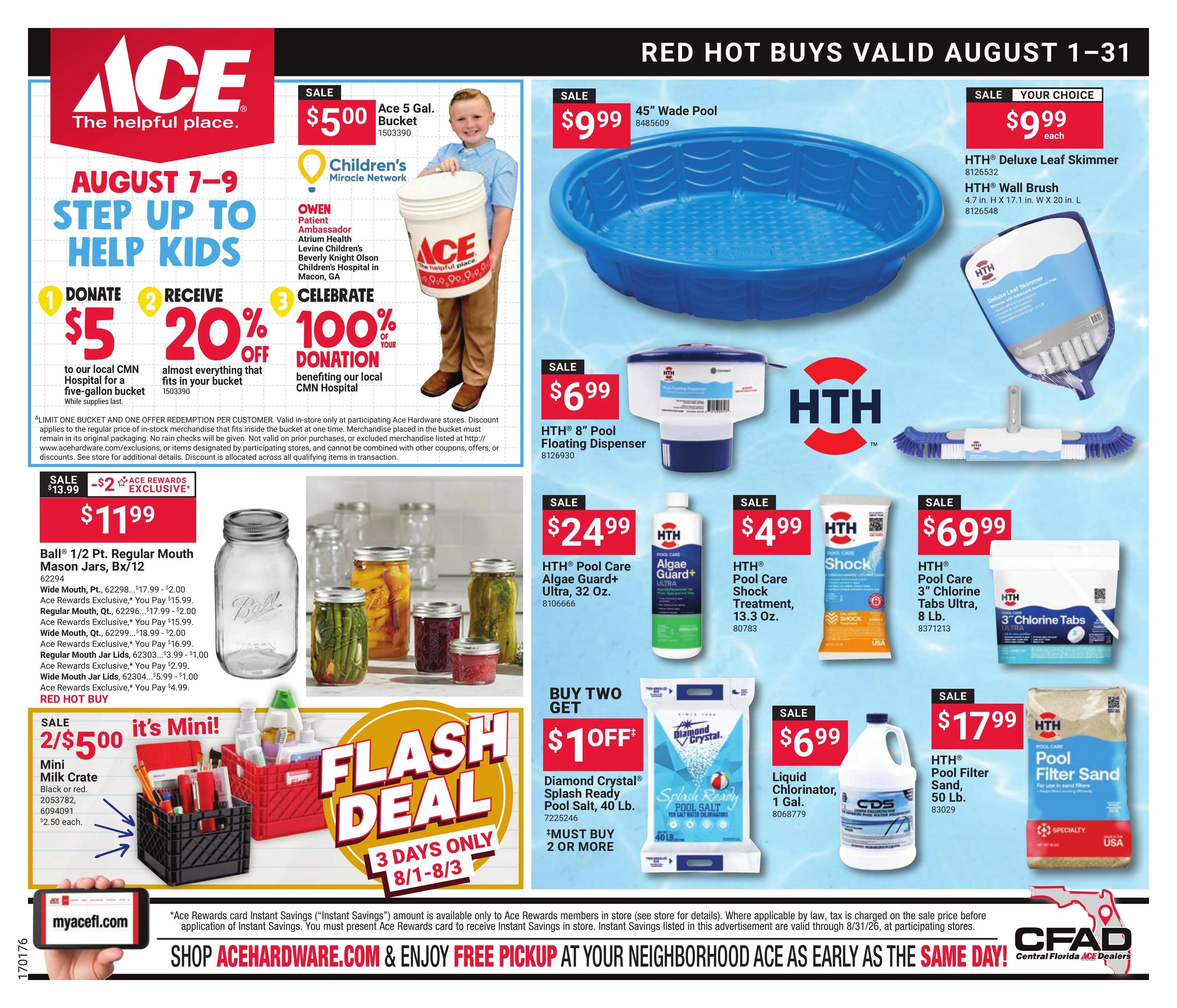 Ace Hardware flyer page 1