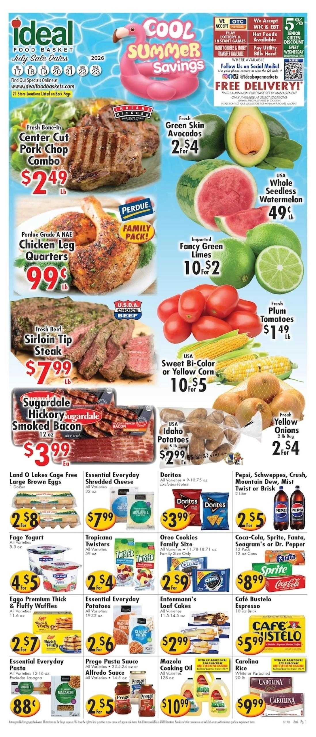 Putnam Lake Market flyer page 1
