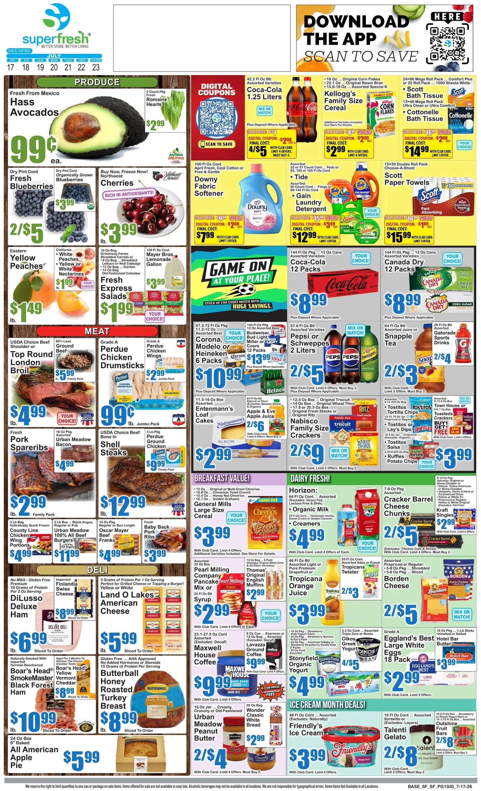 SuperFresh flyer page 1