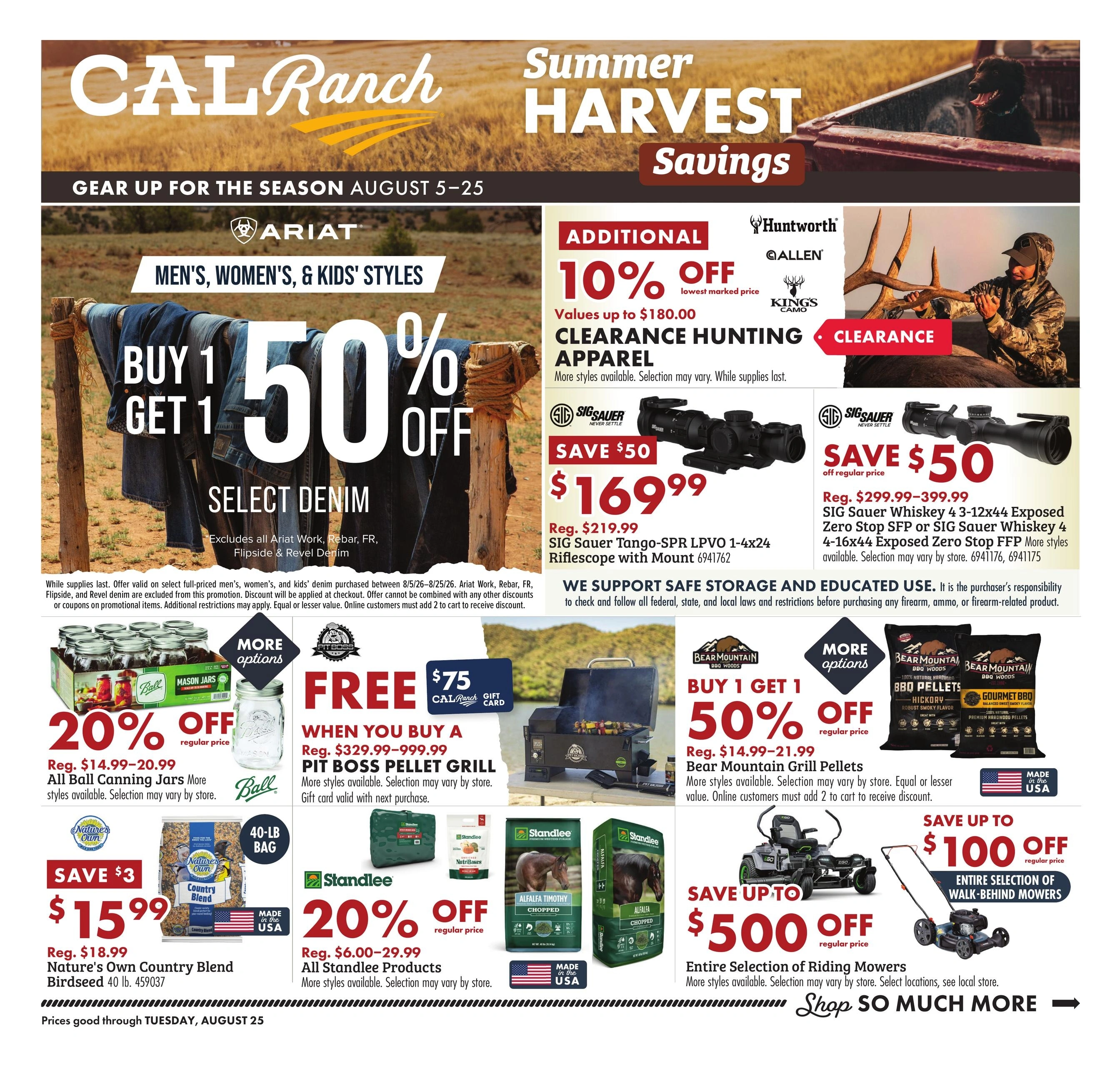 C-A-L Ranch Stores flyer page 1