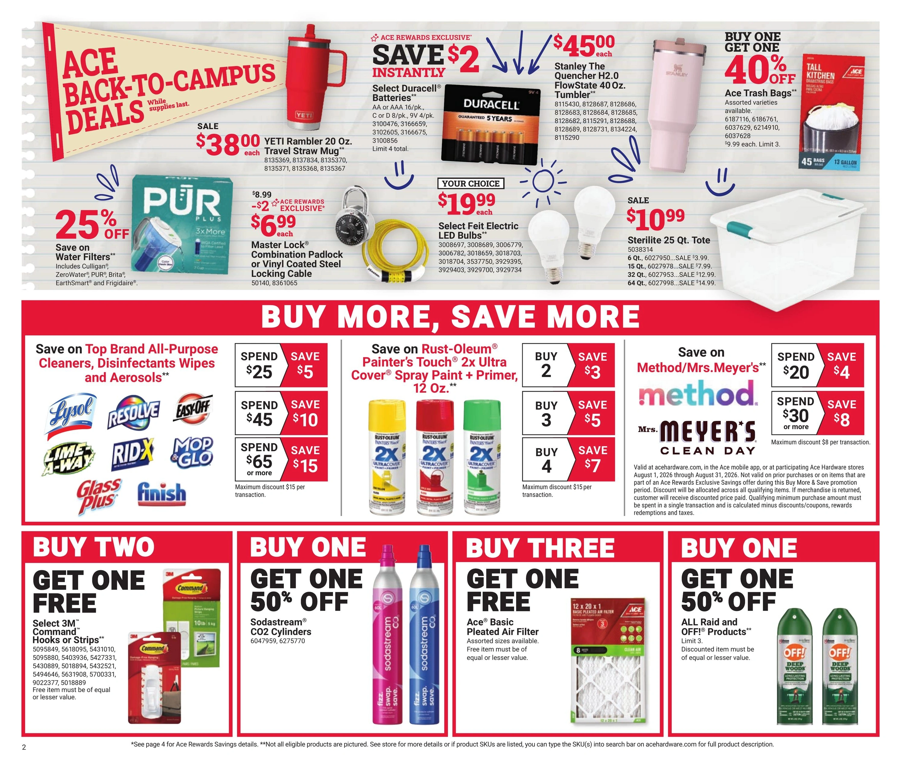 Ace Hardware flyer page 2