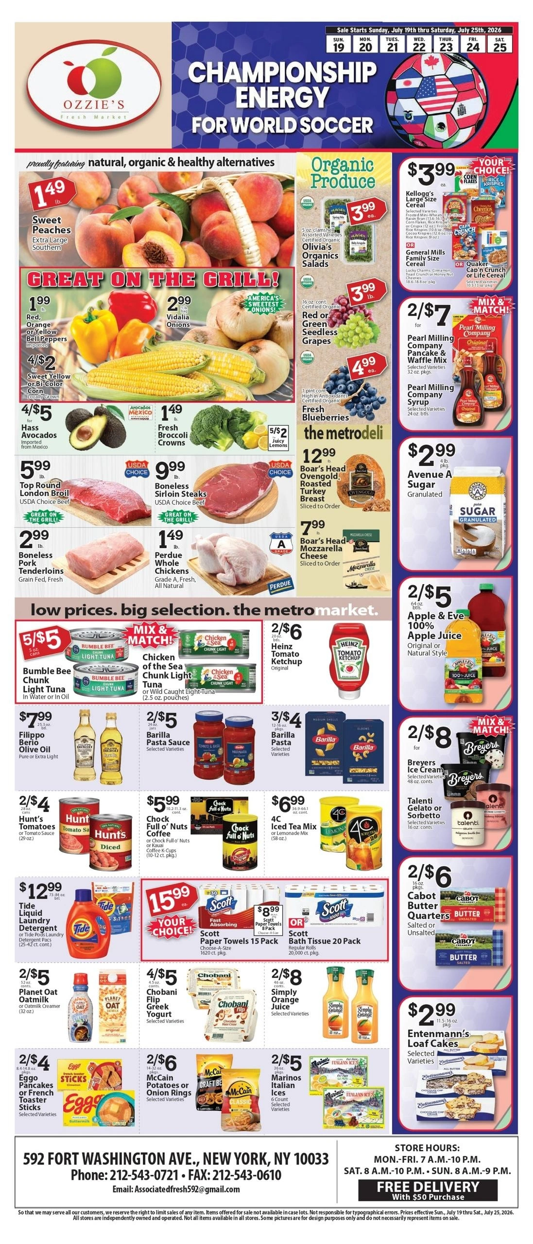 Associated Supermarkets flyer page 1