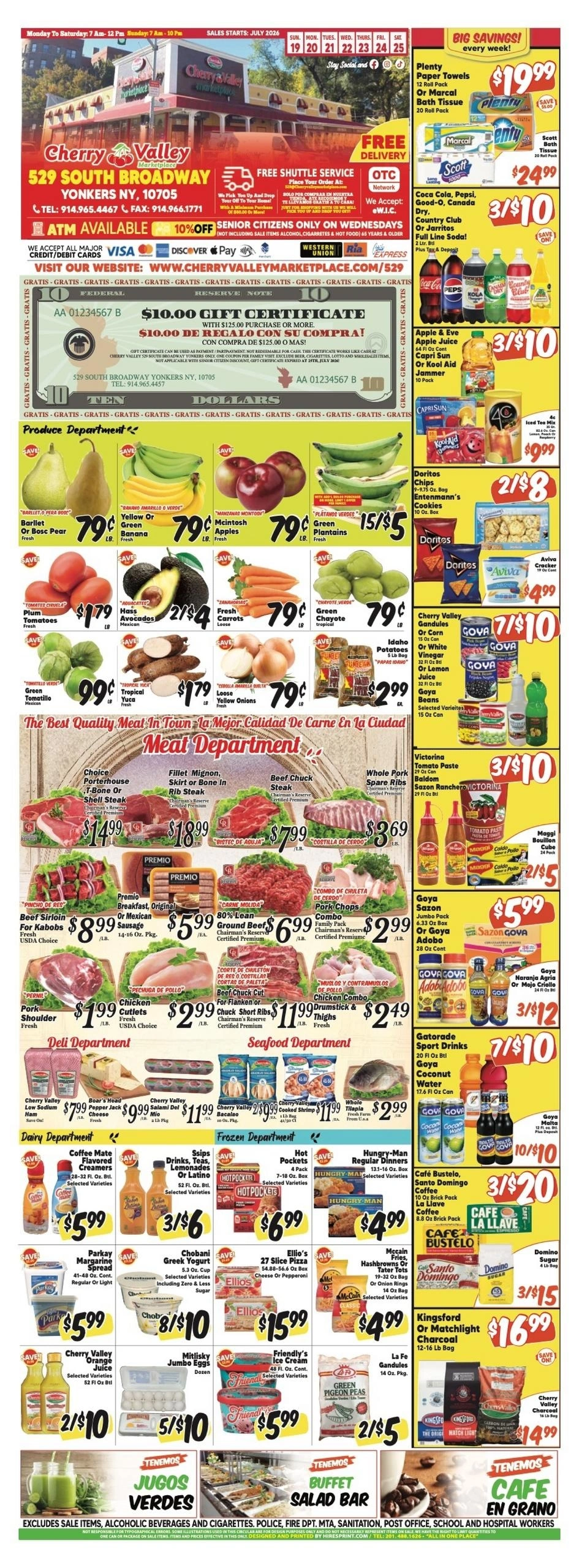 Cherry Valley Marketplace flyer page 1