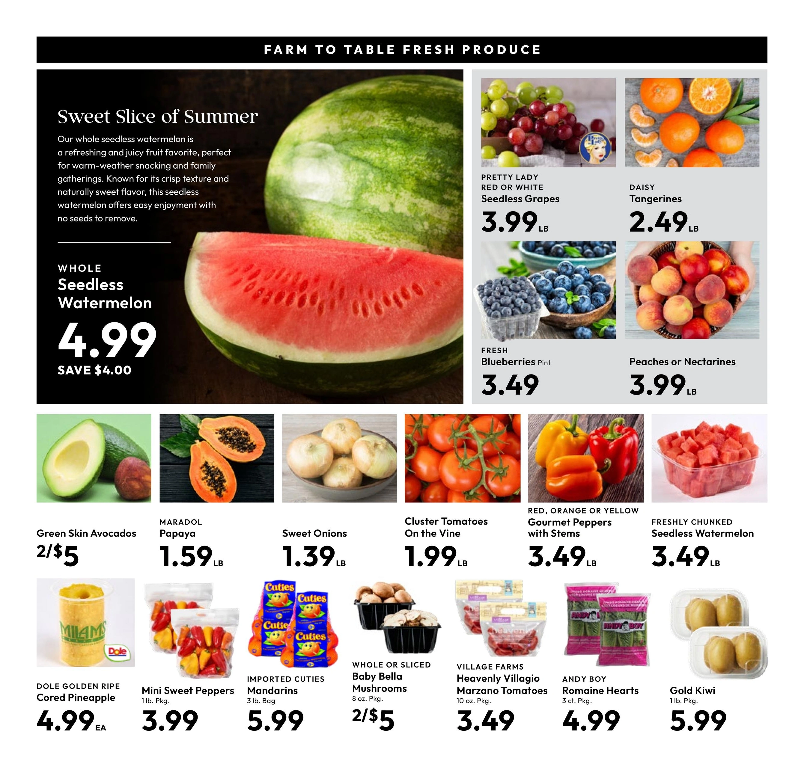 Milam's Markets flyer page 4