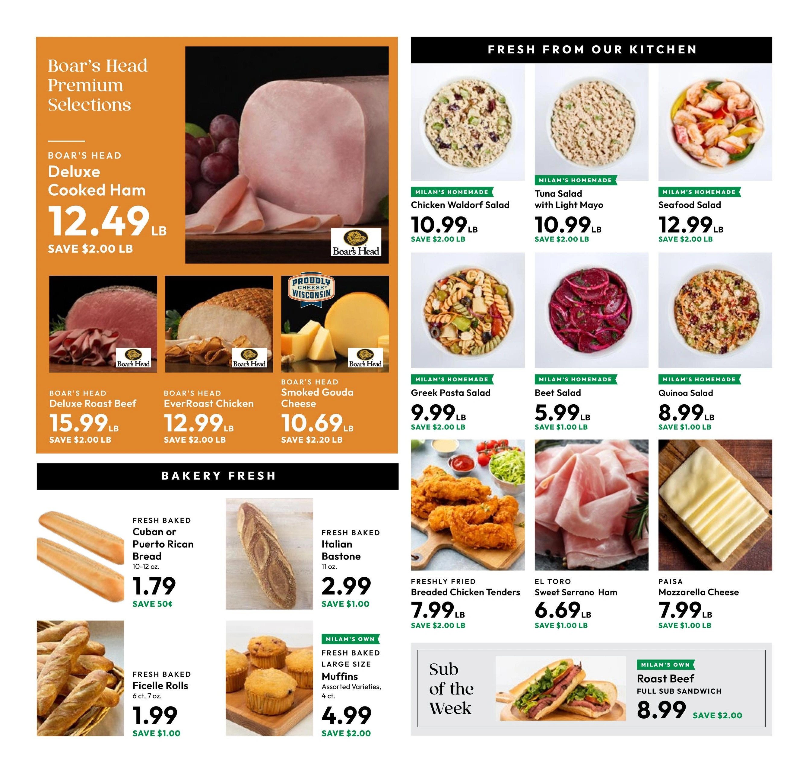 Milam's Markets flyer page 6