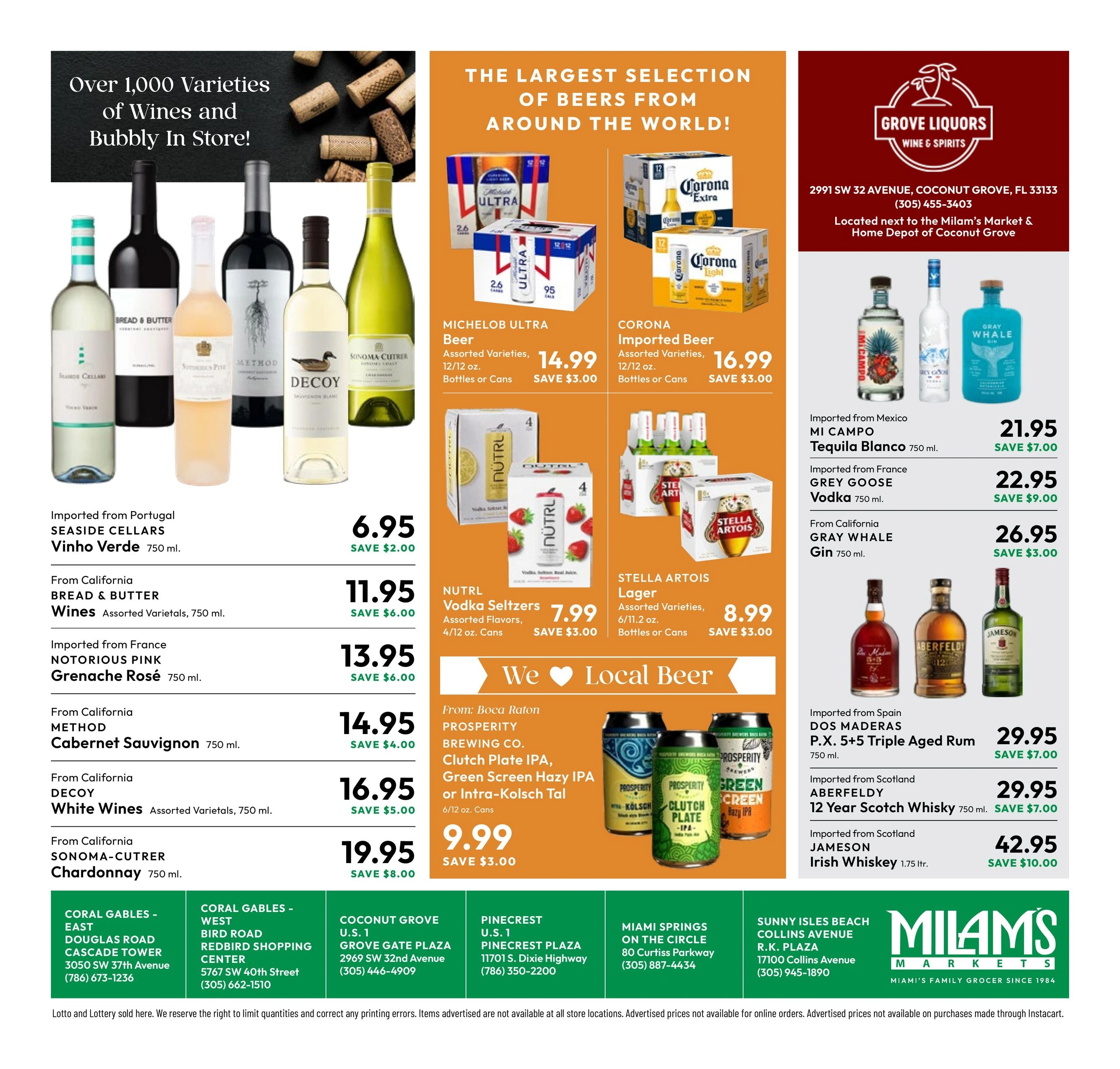Milam's Markets flyer page 8