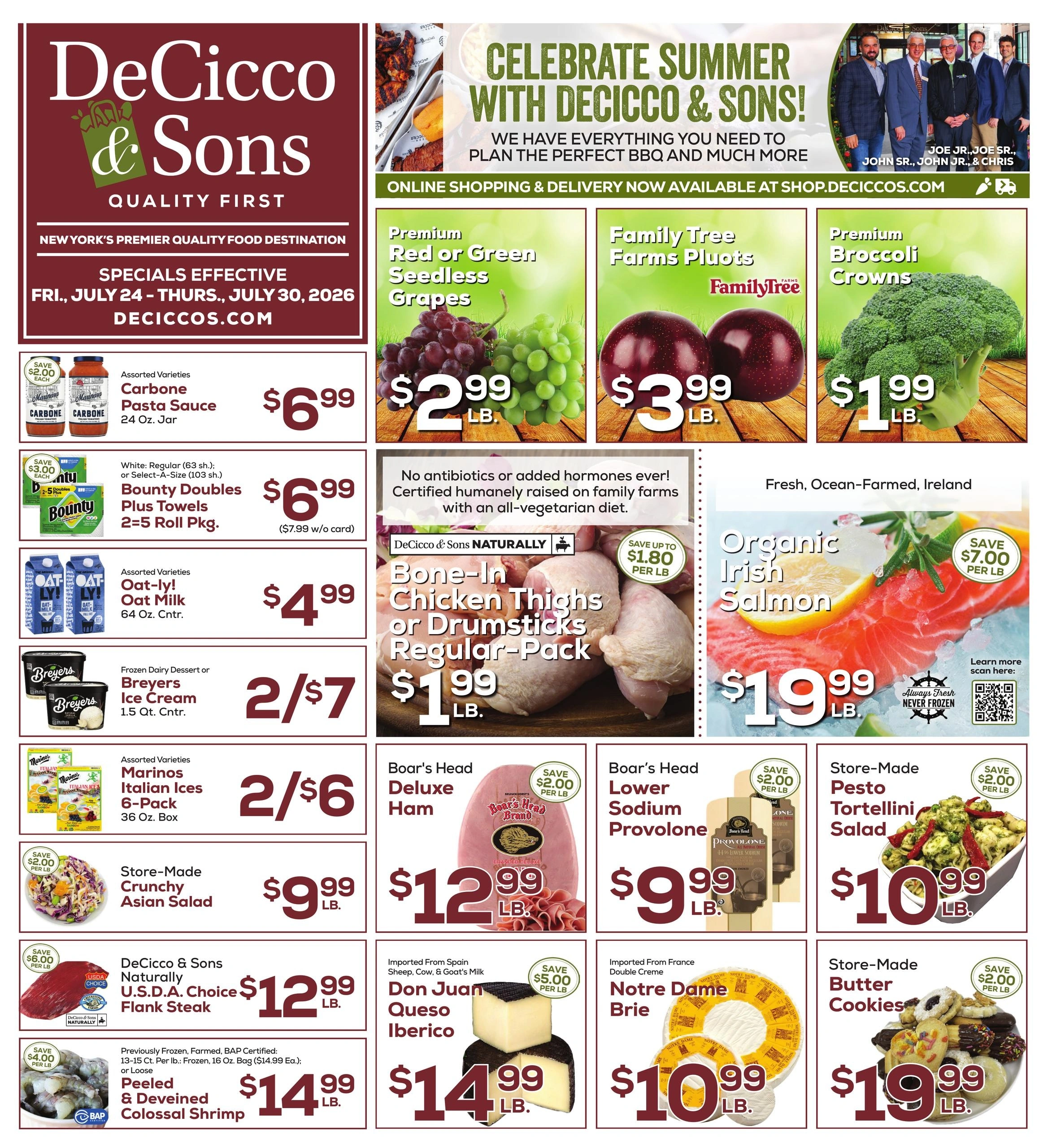 DeCicco & Sons flyer page 1