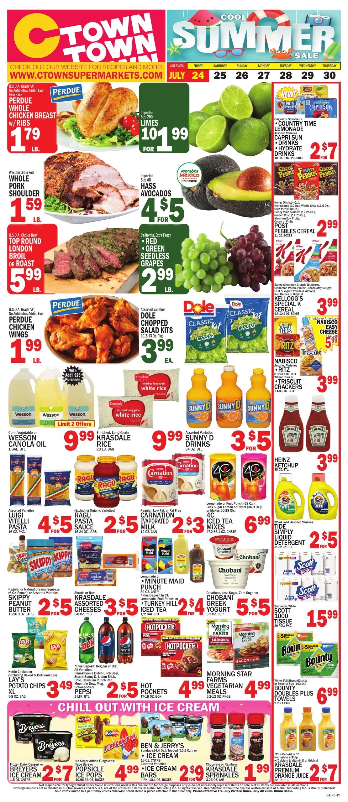 C Town flyer page 1