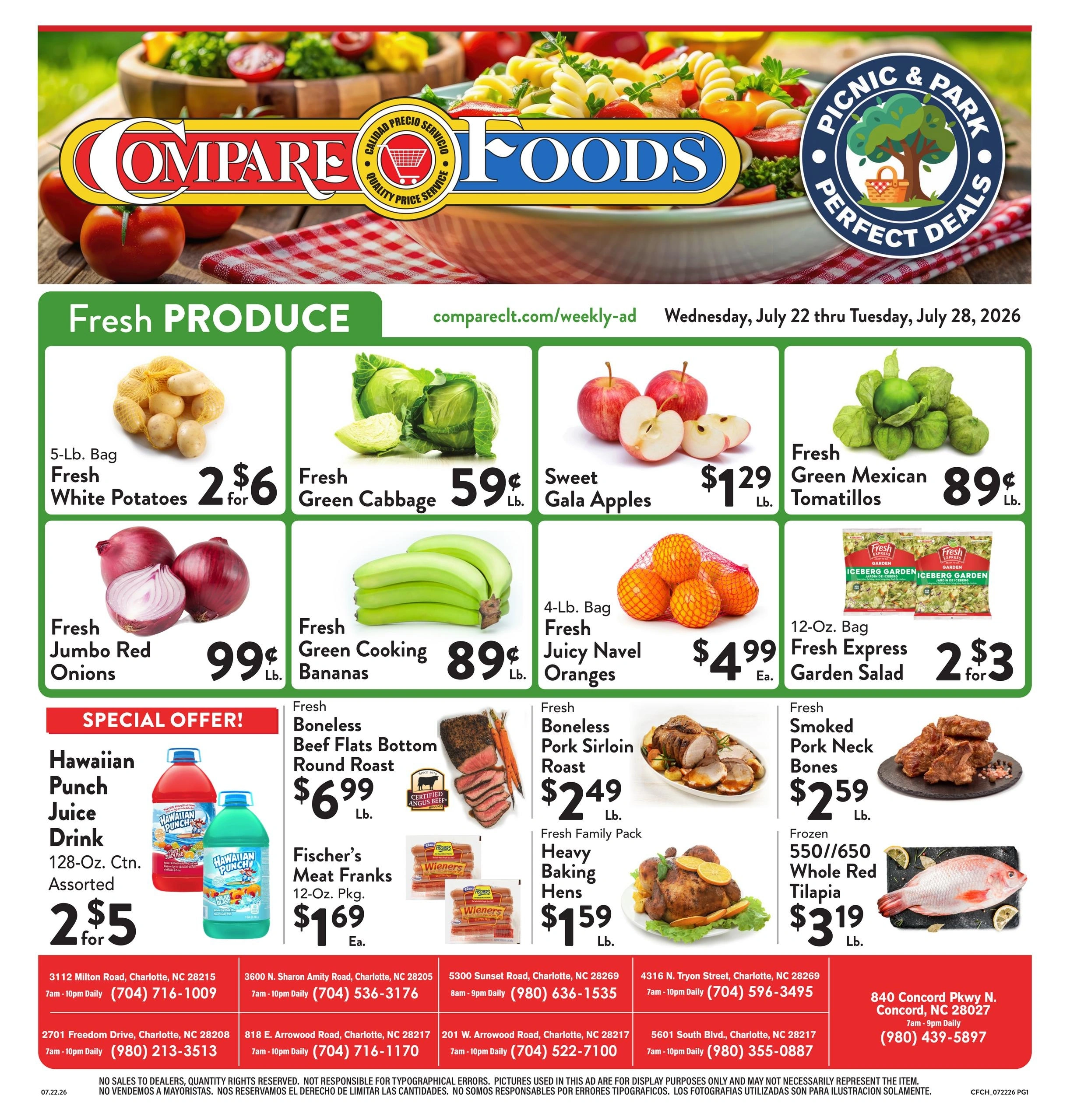 Compare Foods flyer page 1