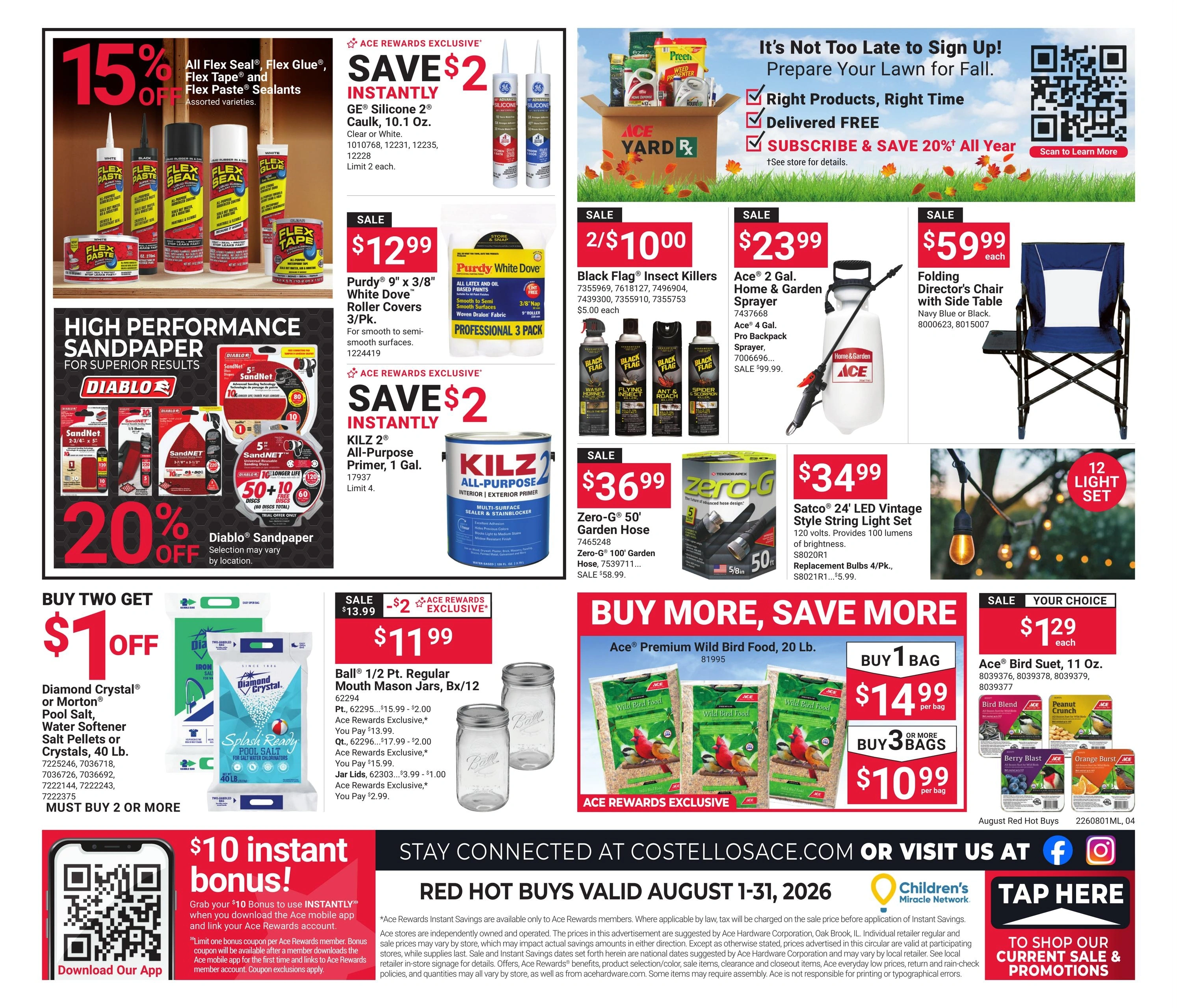 Costello's Ace flyer page 4