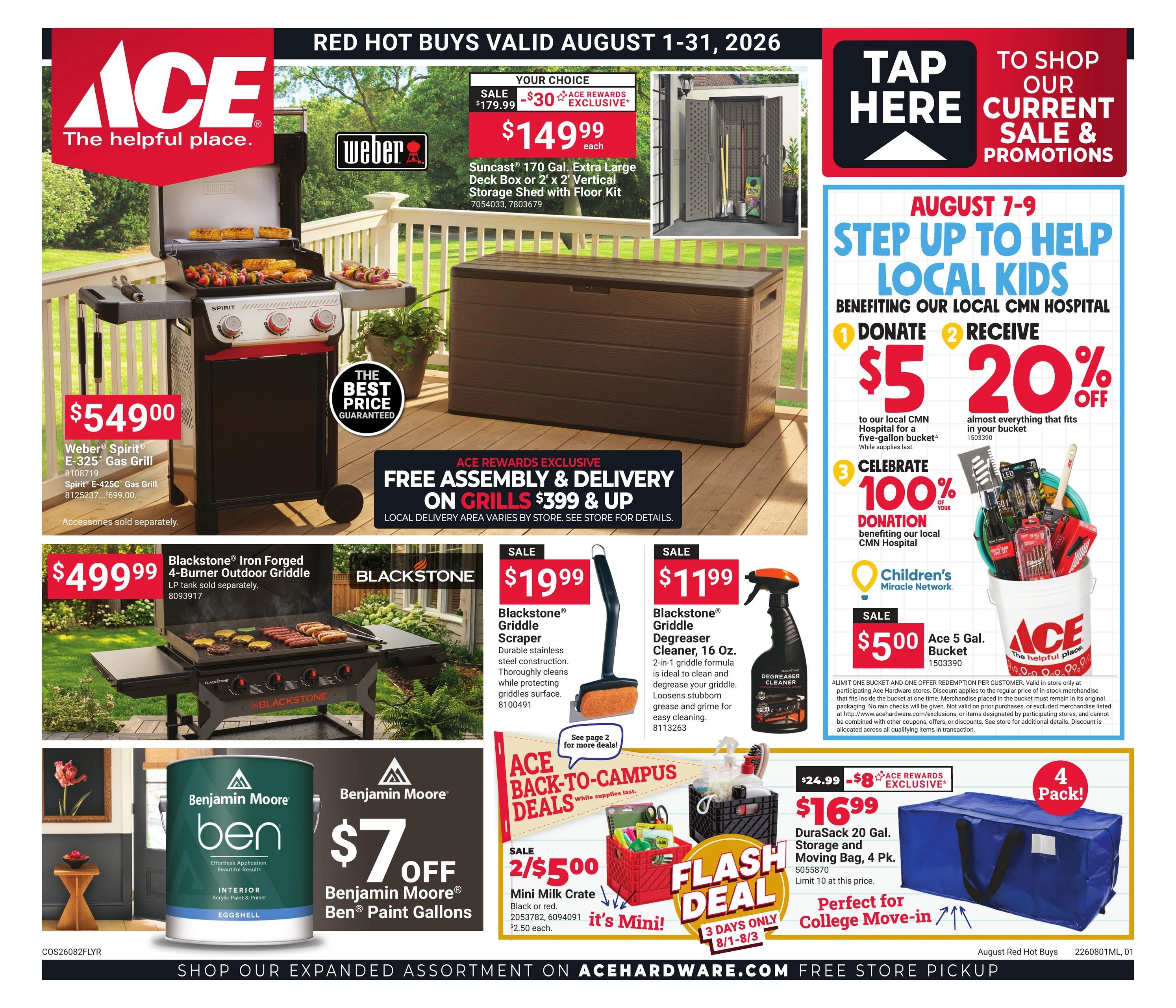 Costello's Ace flyer page 1