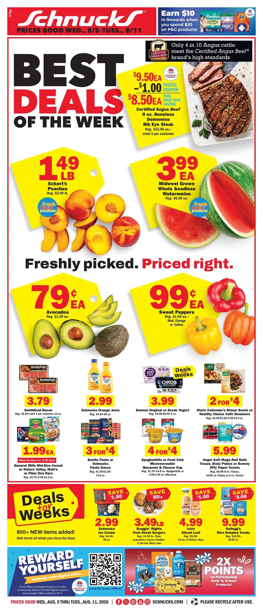 Schnucks flyer page 1