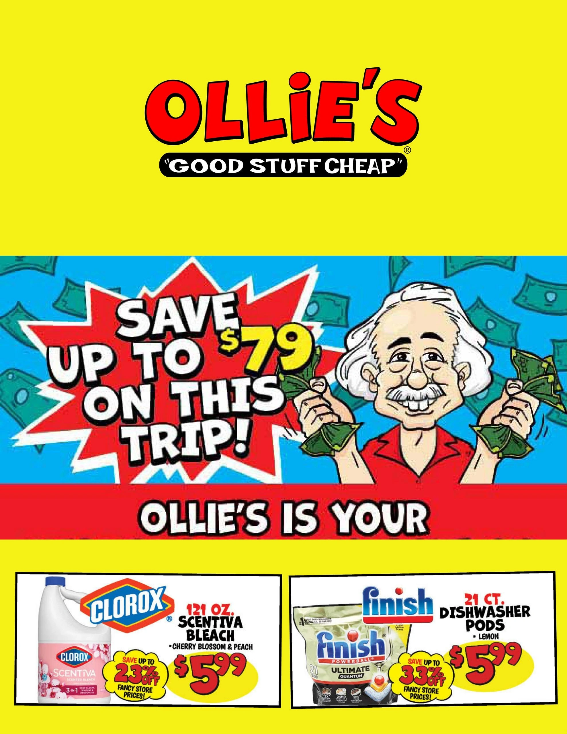 Ollie's Bargain Outlet flyer page 1