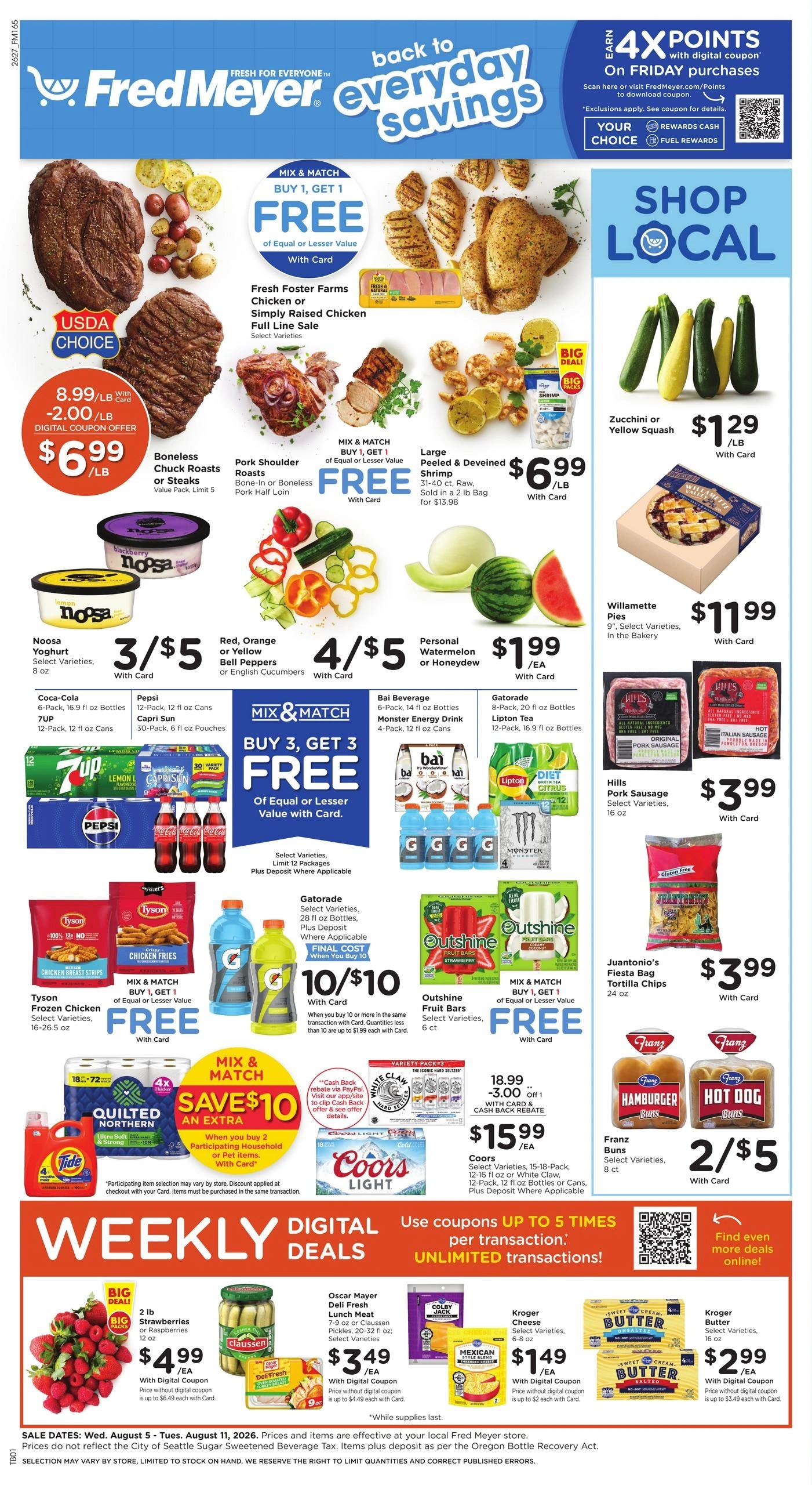 Fred Meyer flyer page 1