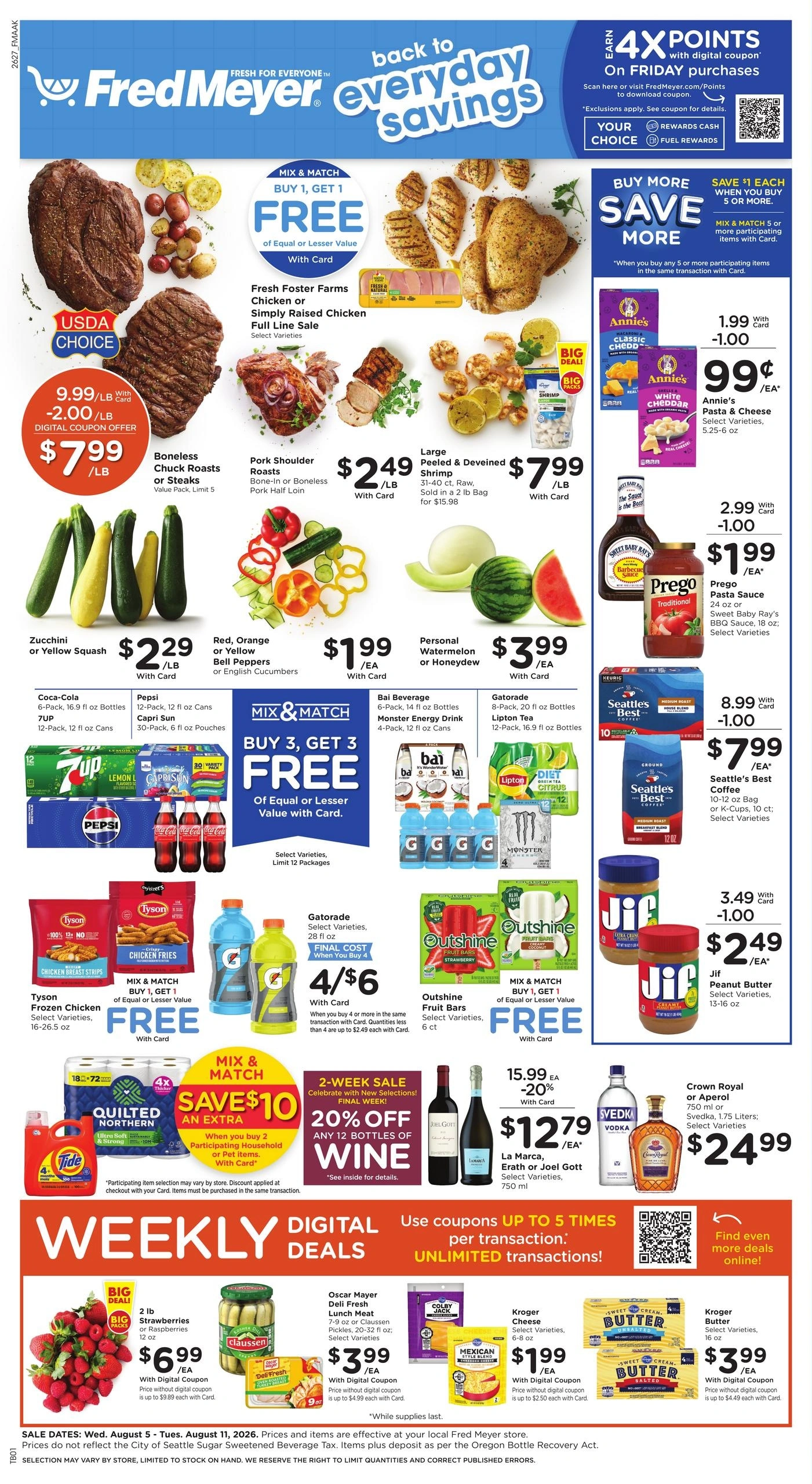 Fred Meyer flyer page 1