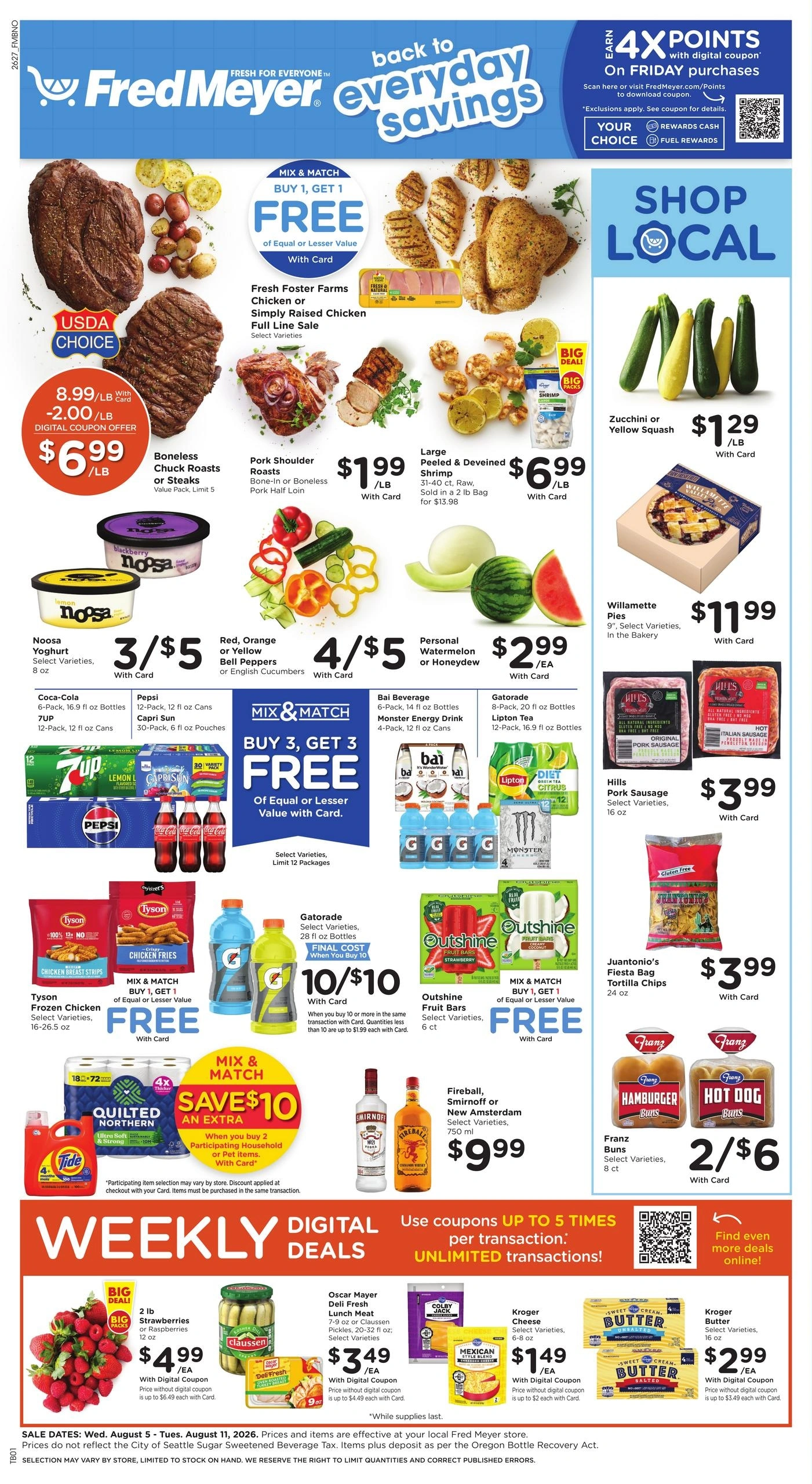 Fred Meyer flyer page 1