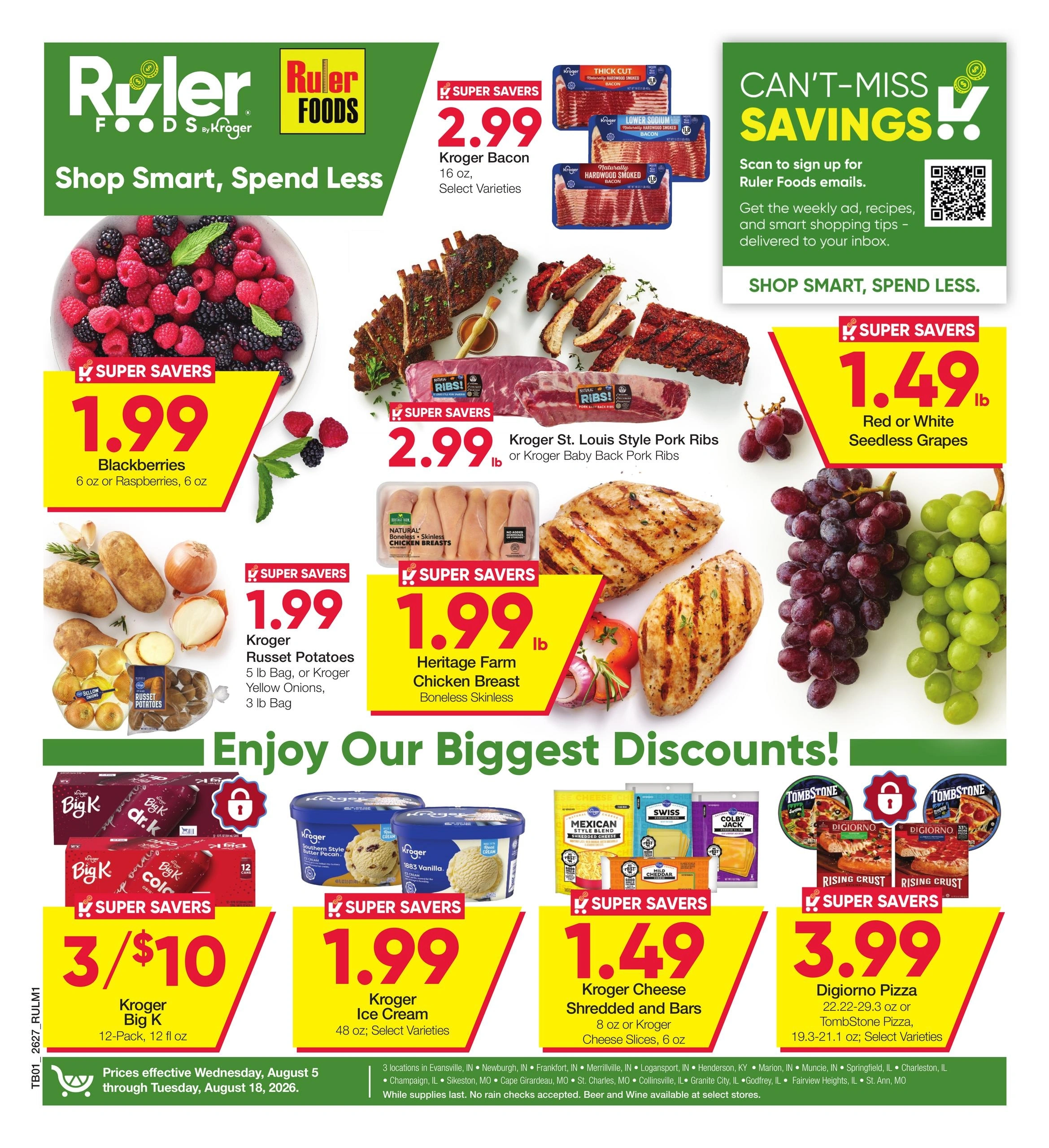 Ruler Foods flyer page 1