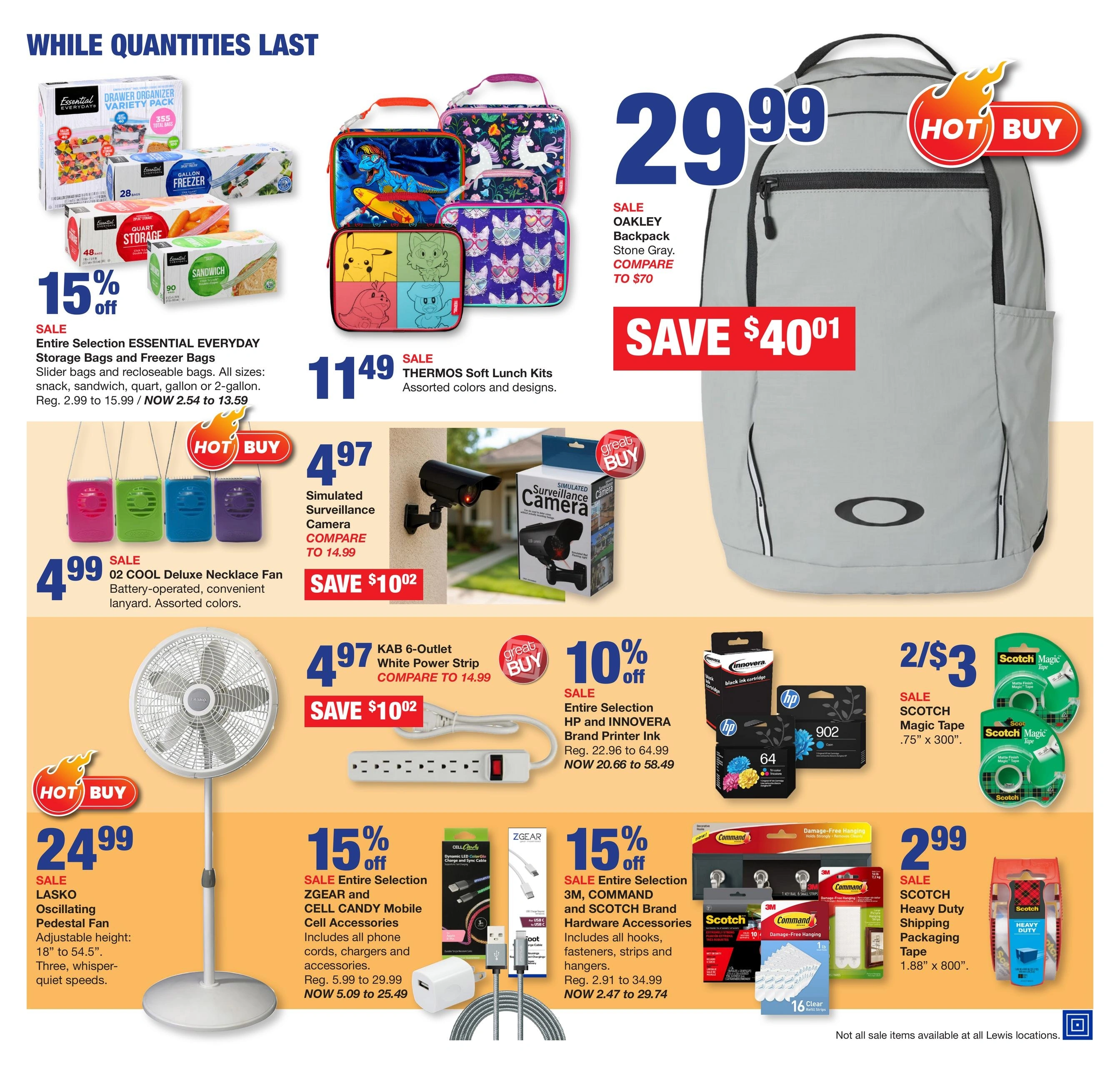 Lewis Drug flyer page 4