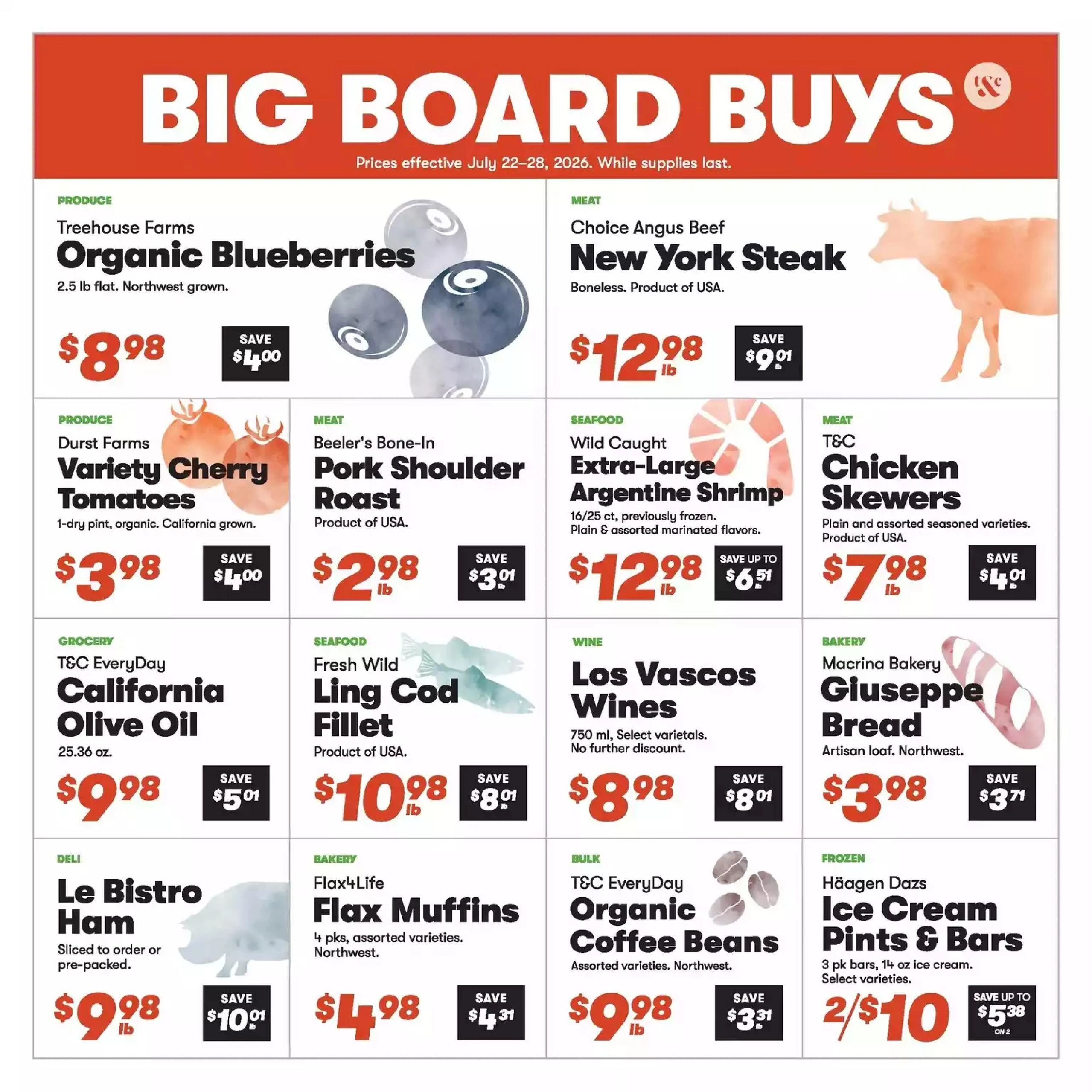 Town & Country Markets flyer page 1