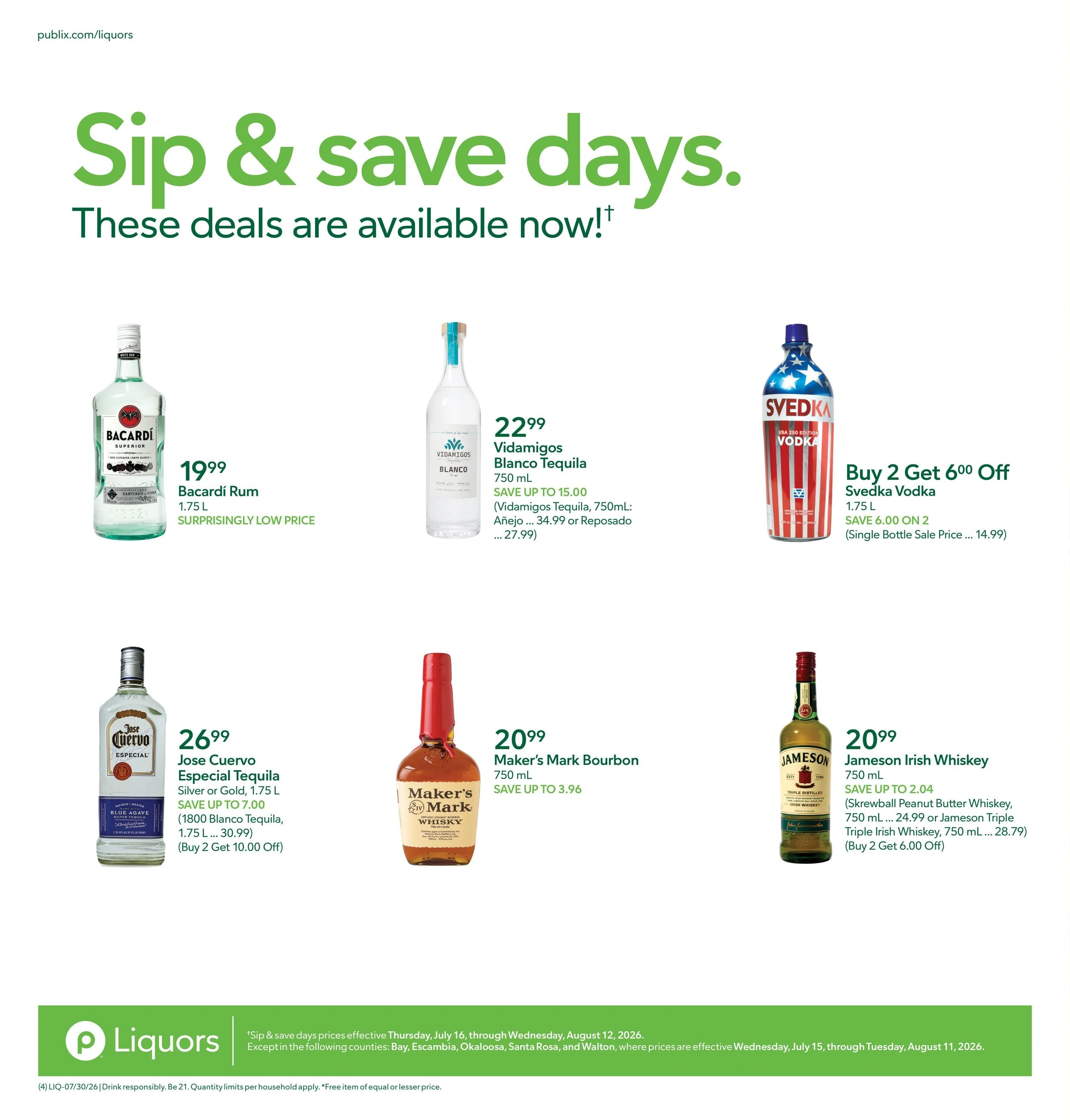 Publix Liquors flyer page 4