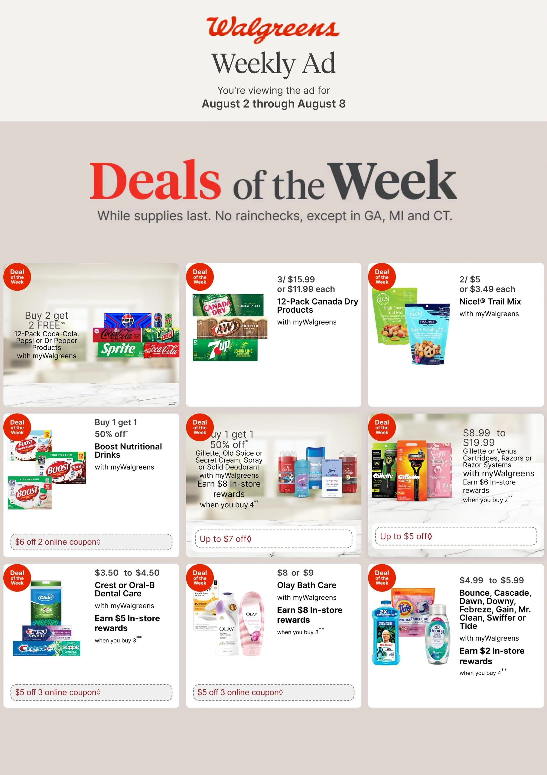 Walgreens flyer page 1