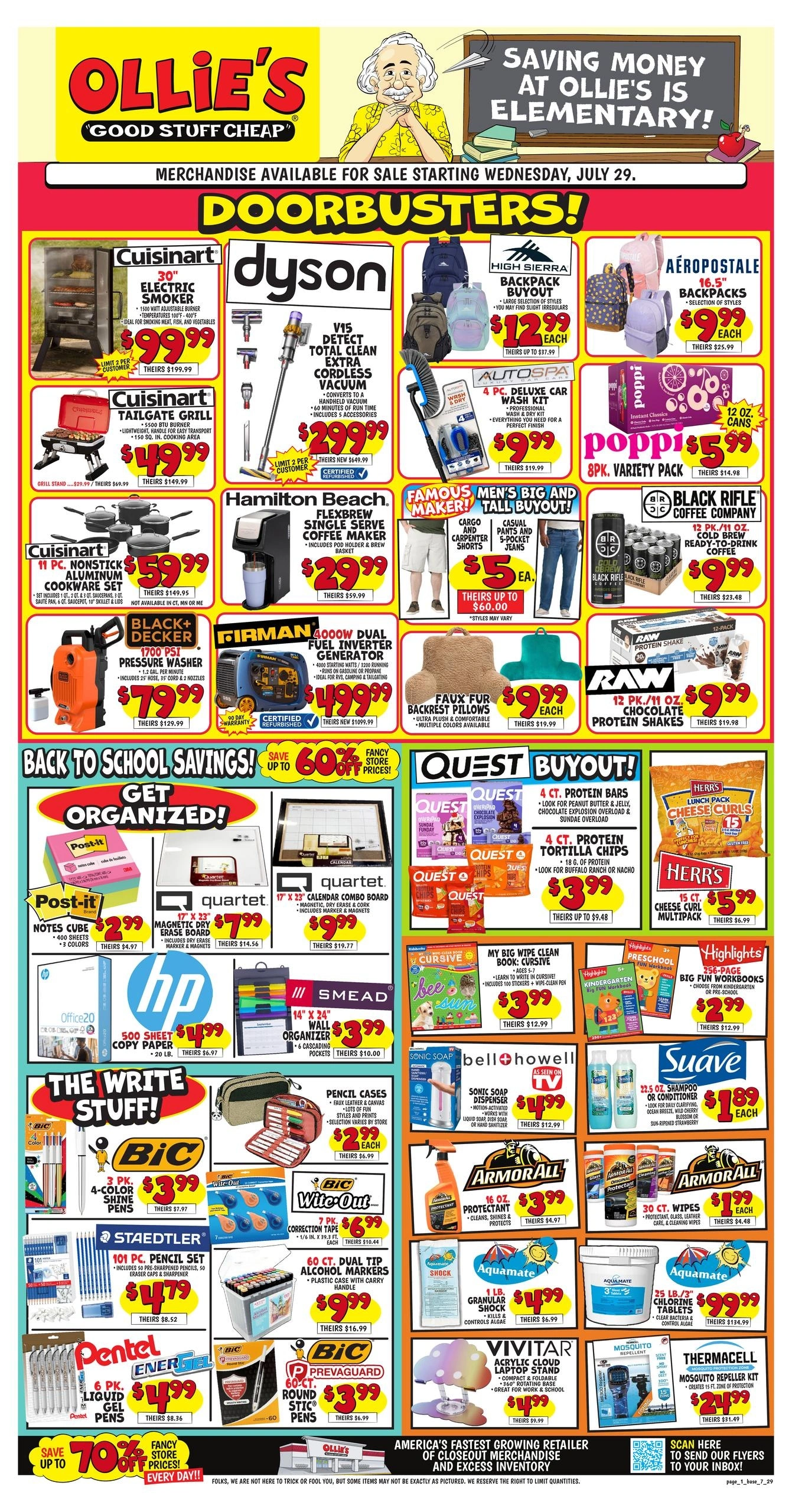Ollie's Bargain Outlet flyer page 1
