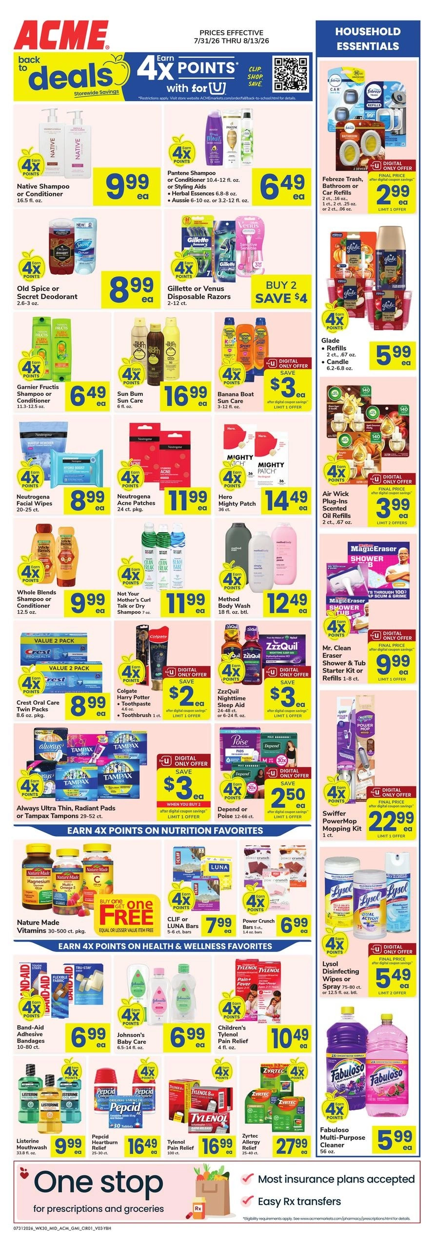 Acme Markets flyer page 1