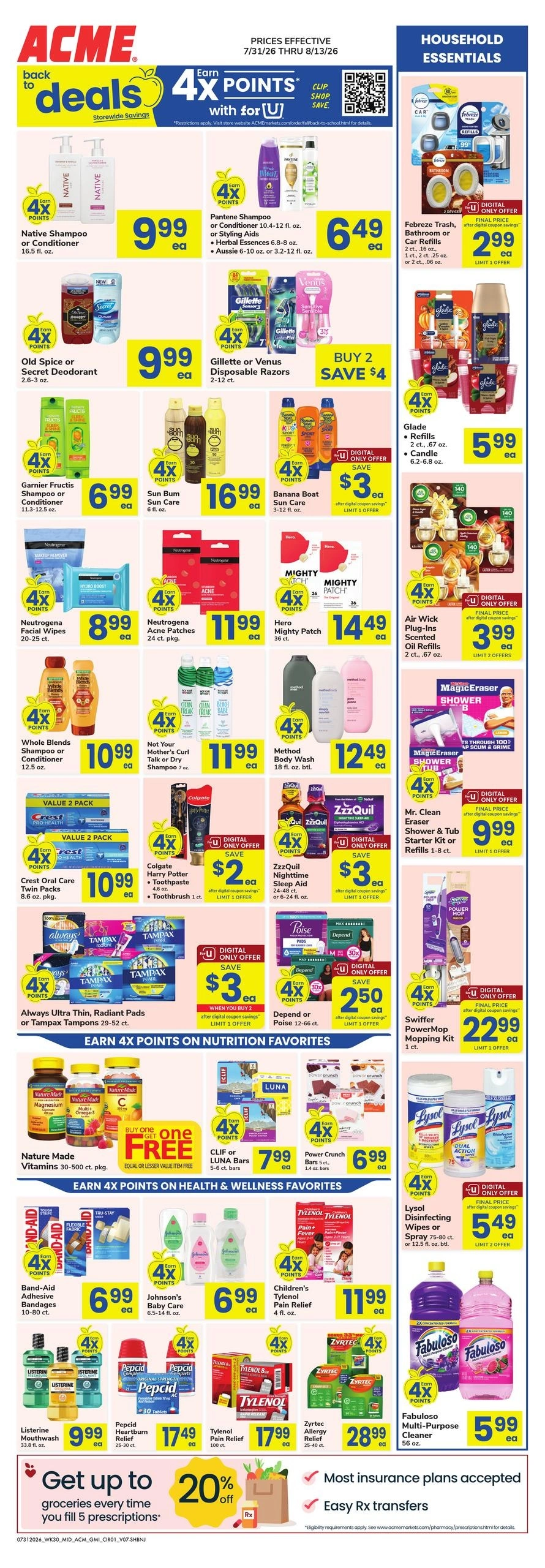 Acme Markets flyer page 1