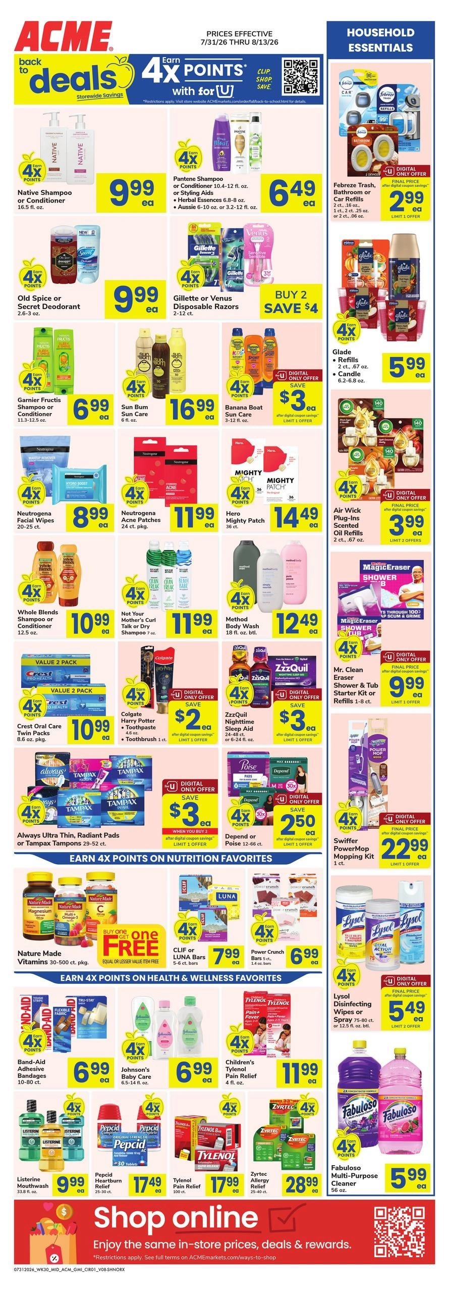 Acme Markets flyer page 1