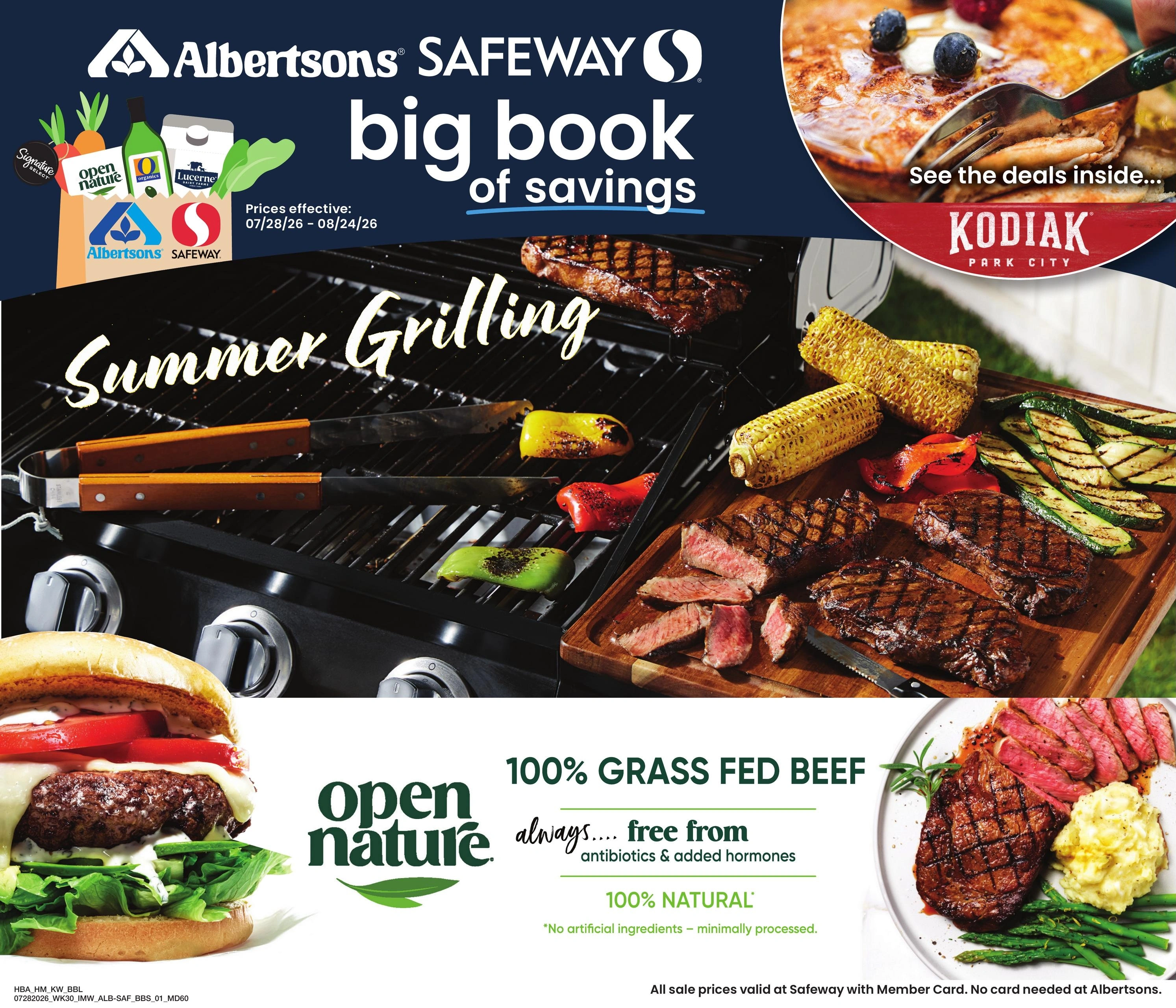 Safeway flyer page 1