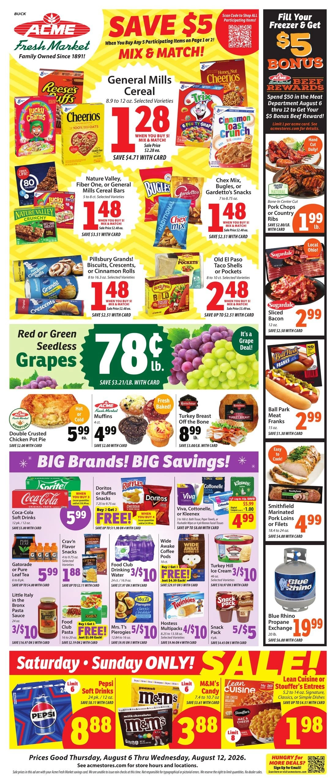 Acme Fresh Market flyer page 1