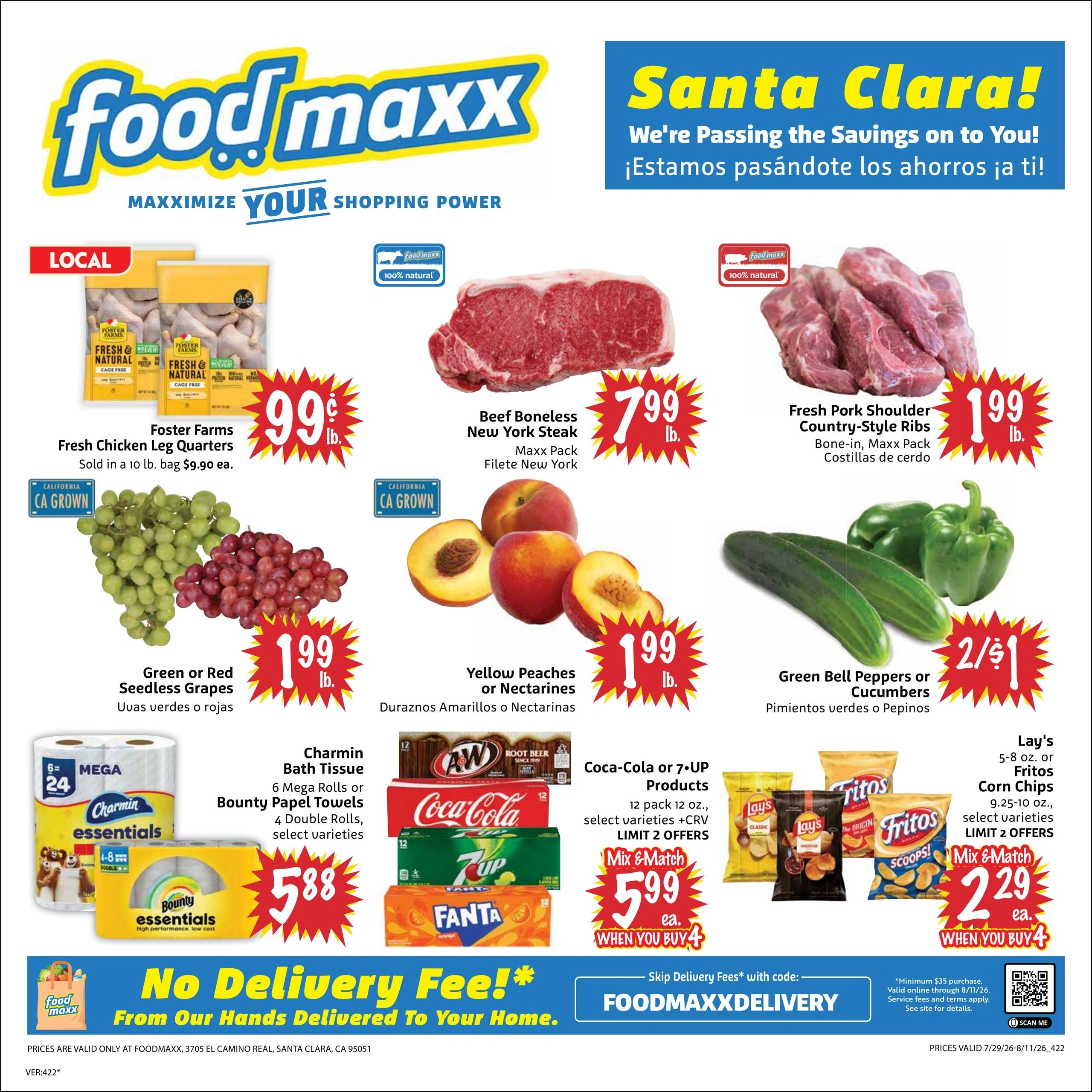FoodMaxx flyer page 1