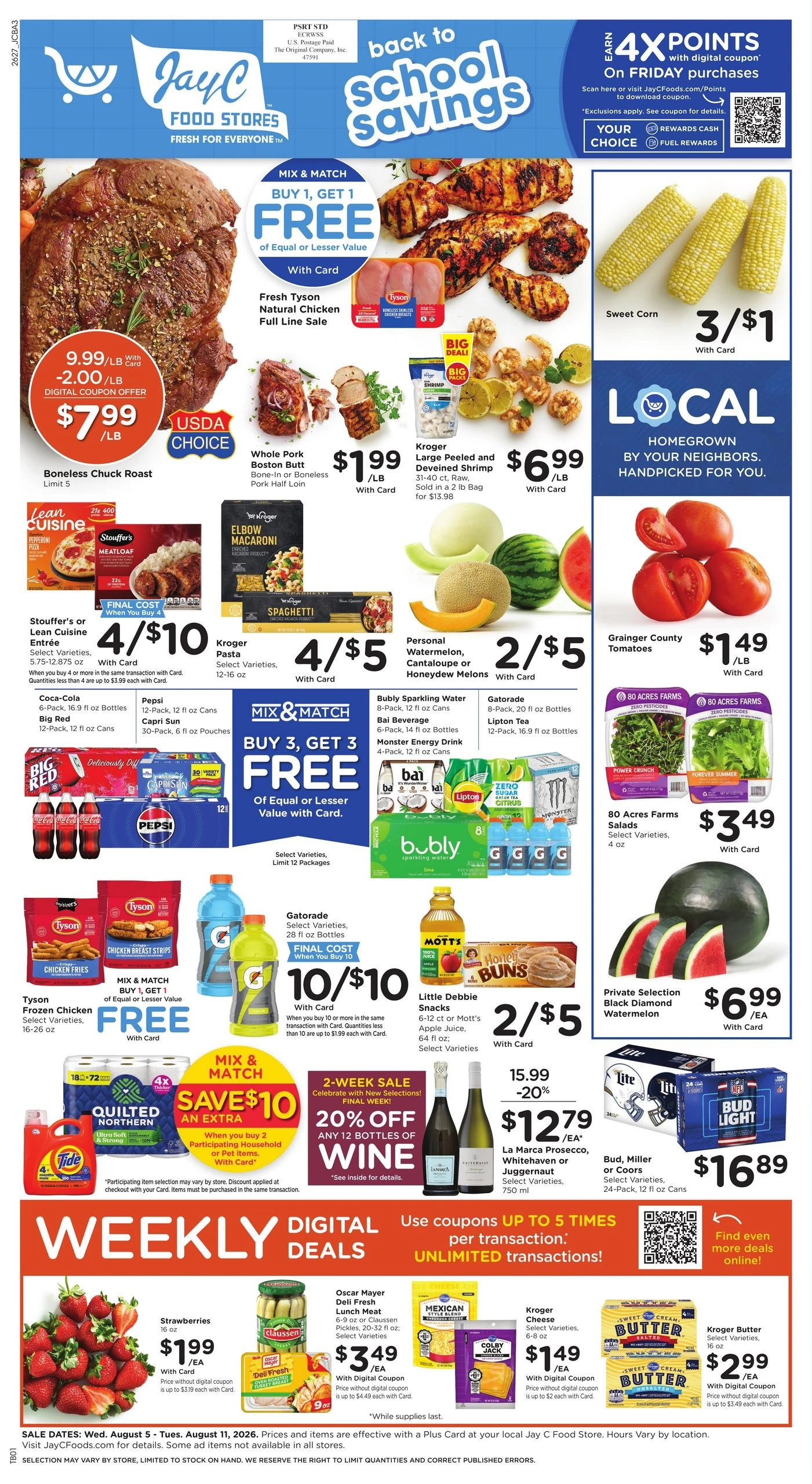 JayC Food Stores flyer page 1