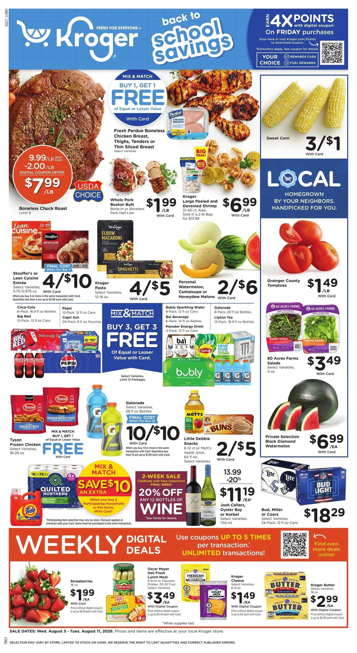 Kroger flyer page 1