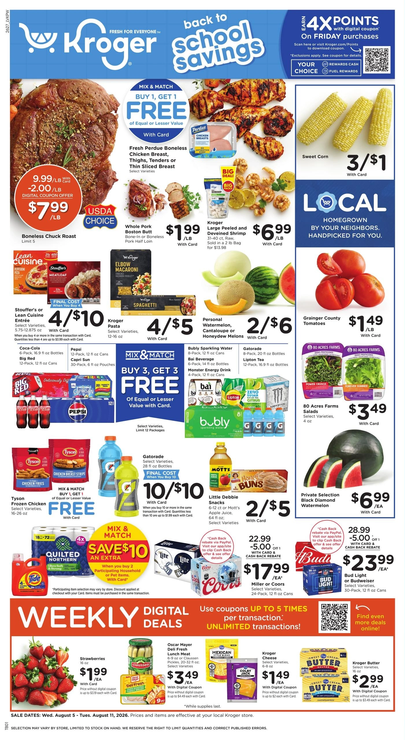 Kroger flyer page 1