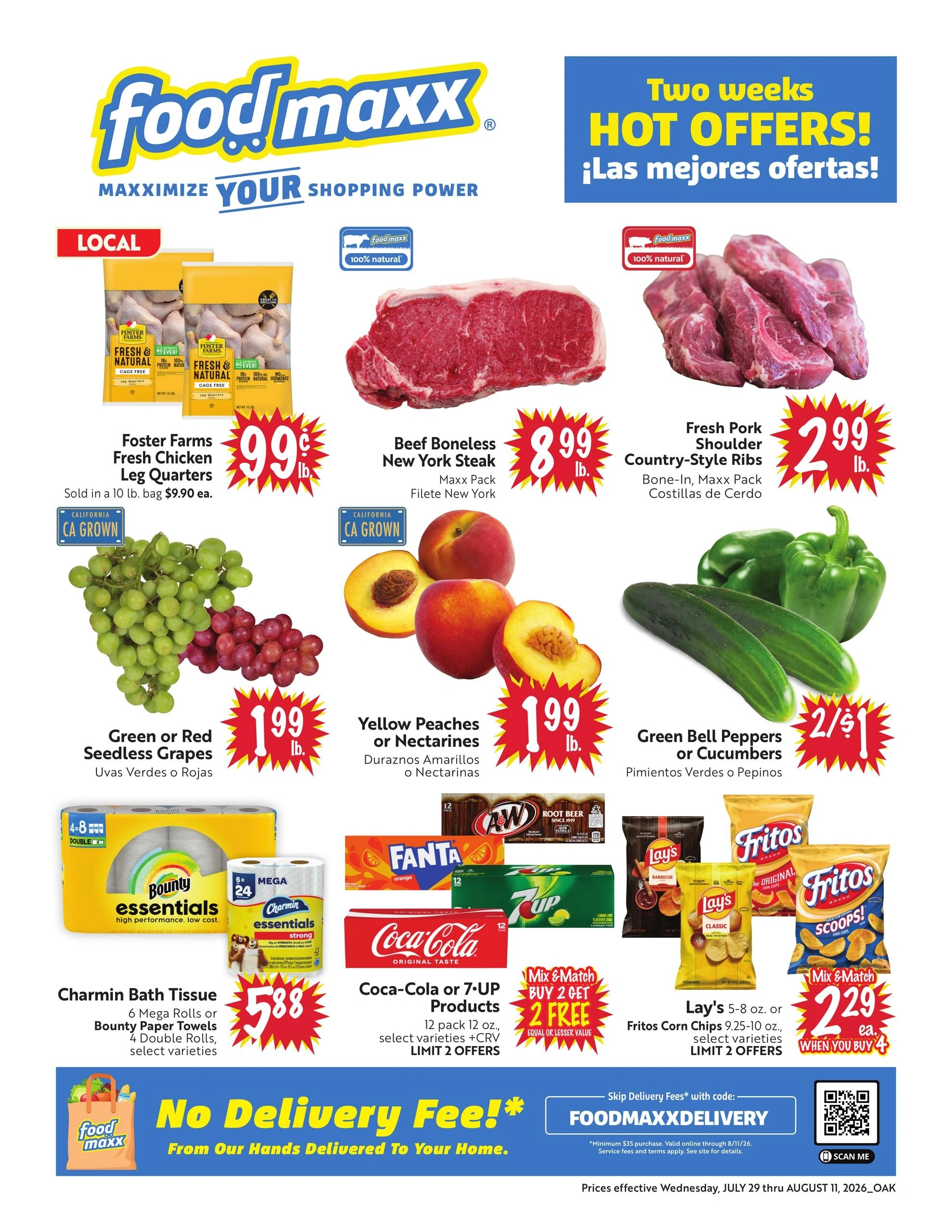 FoodMaxx flyer page 1