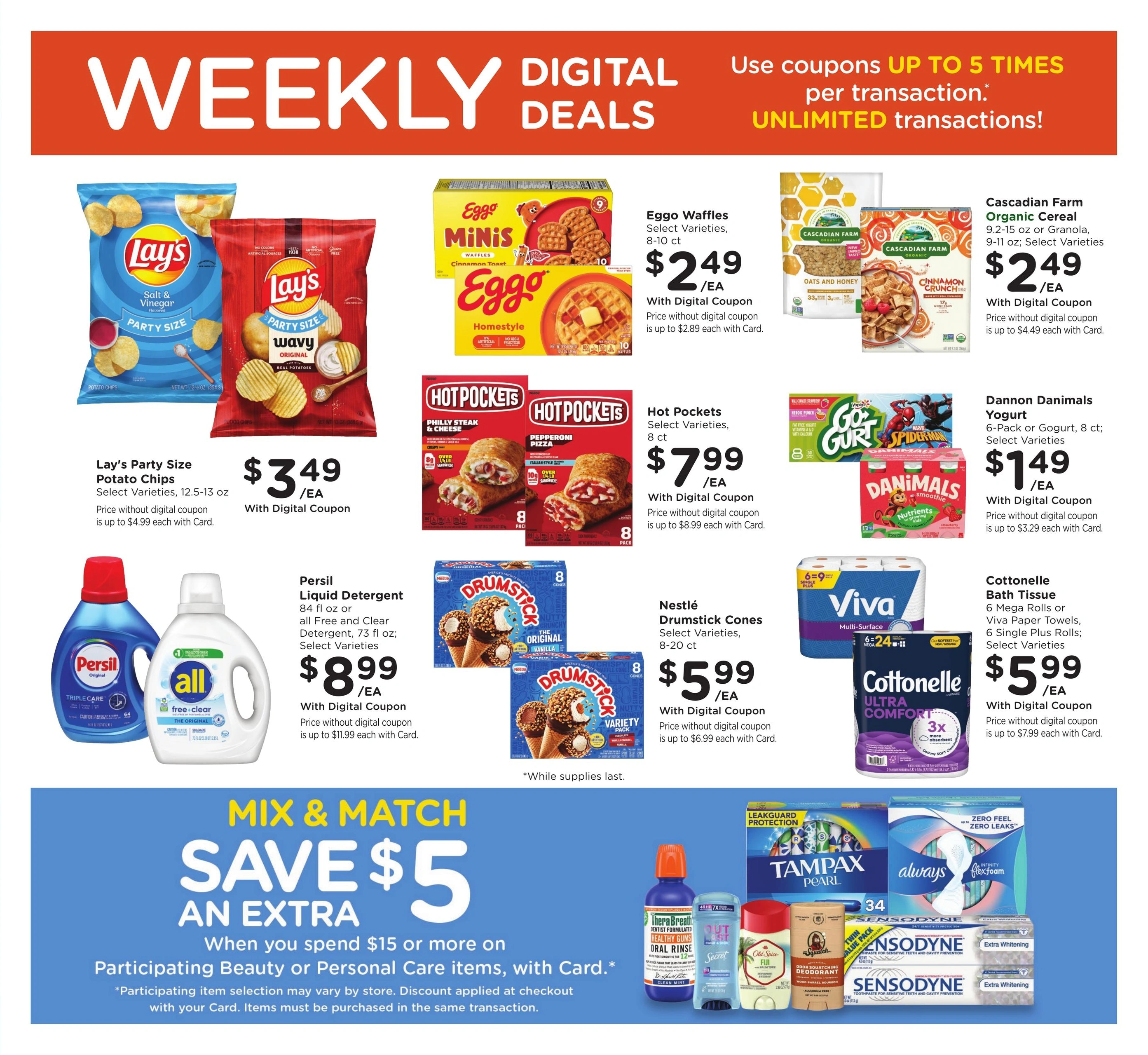 Pay Less Super Markets flyer page 3