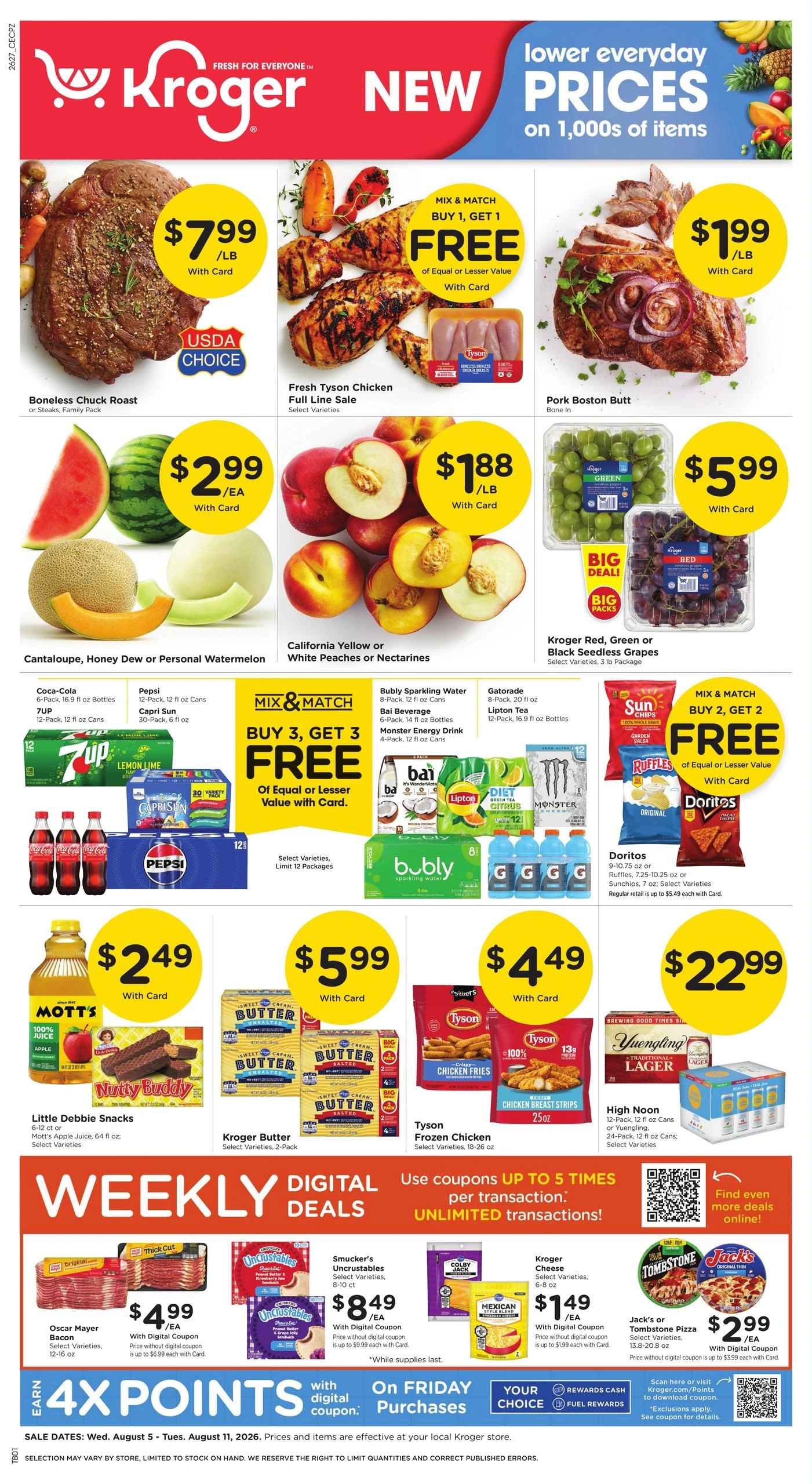 Kroger flyer page 1