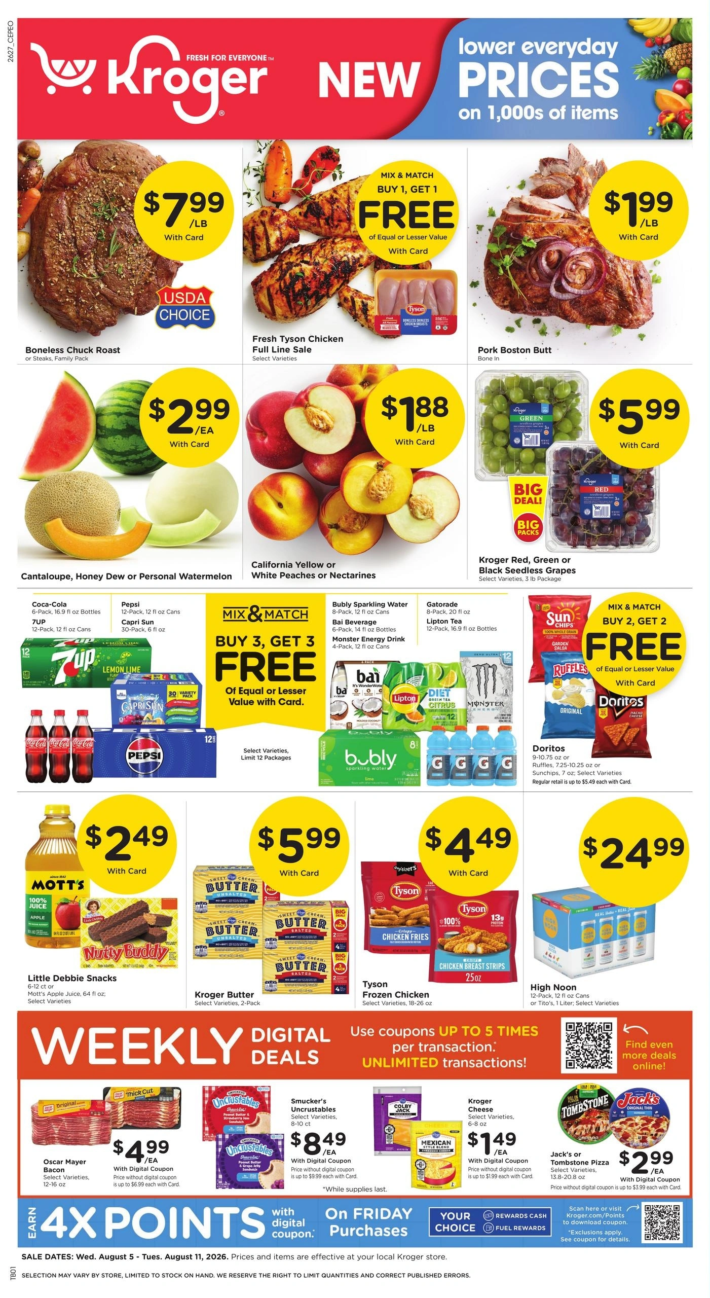 Kroger flyer page 1