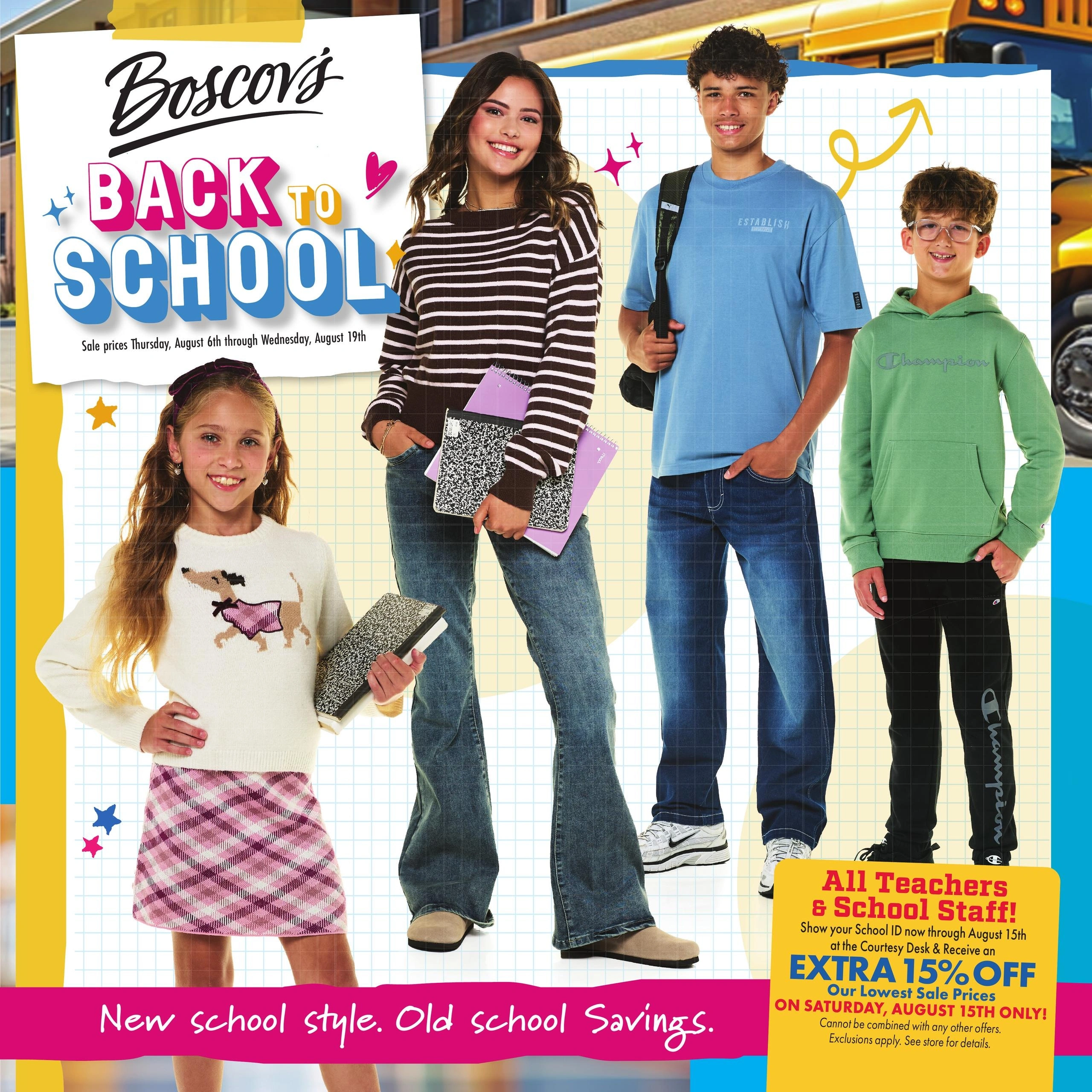 Boscov's flyer page 1