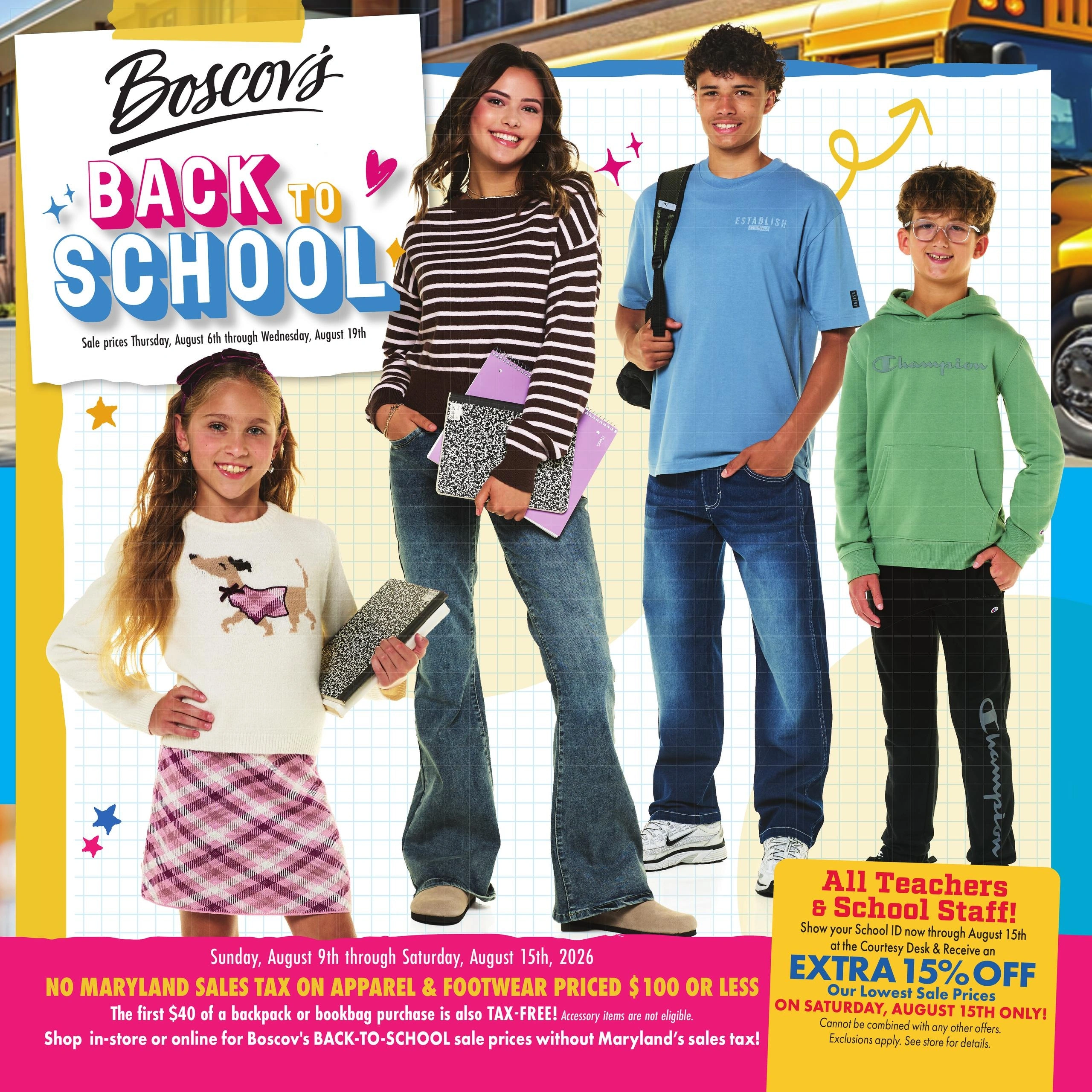 Boscov's flyer page 1