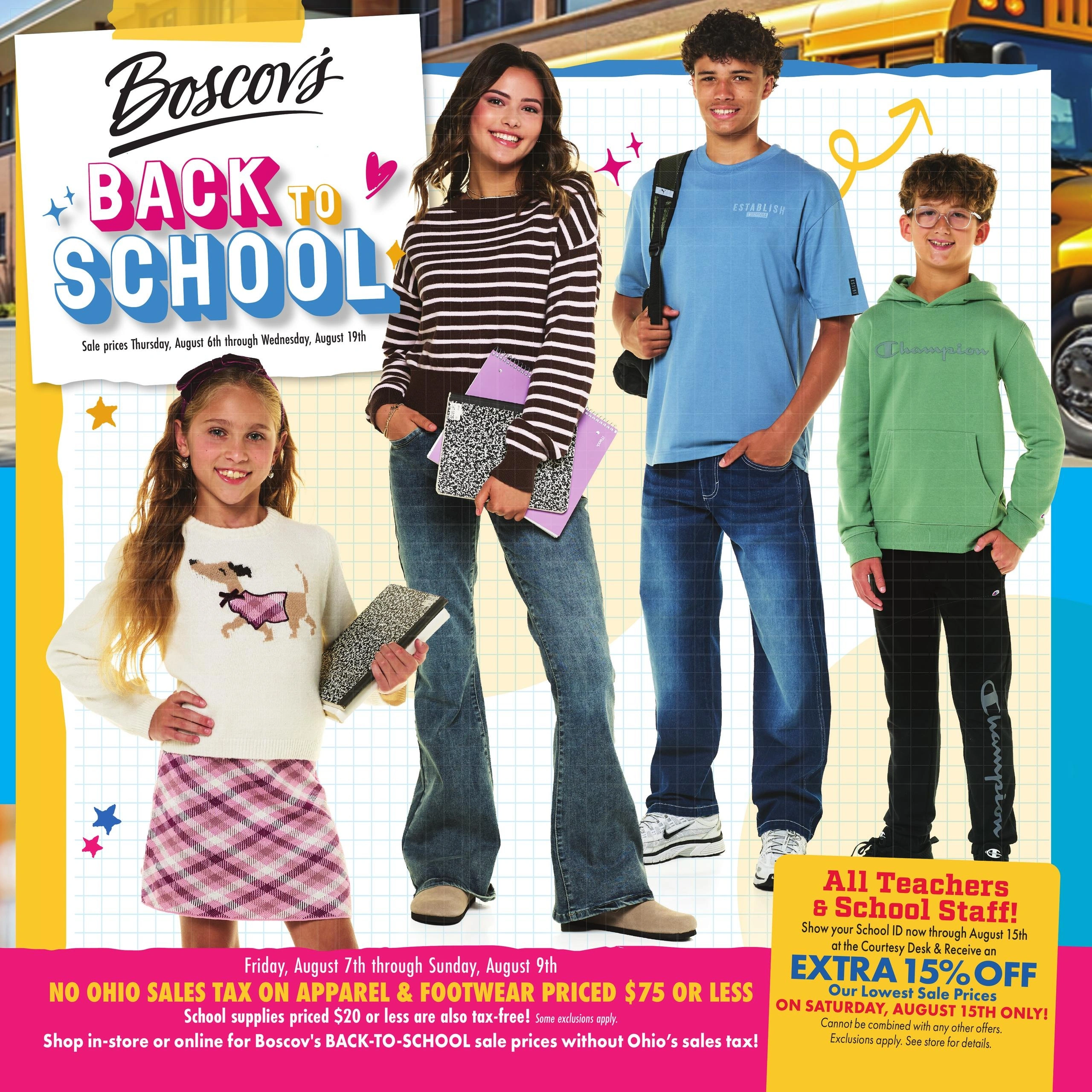 Boscov's flyer page 1